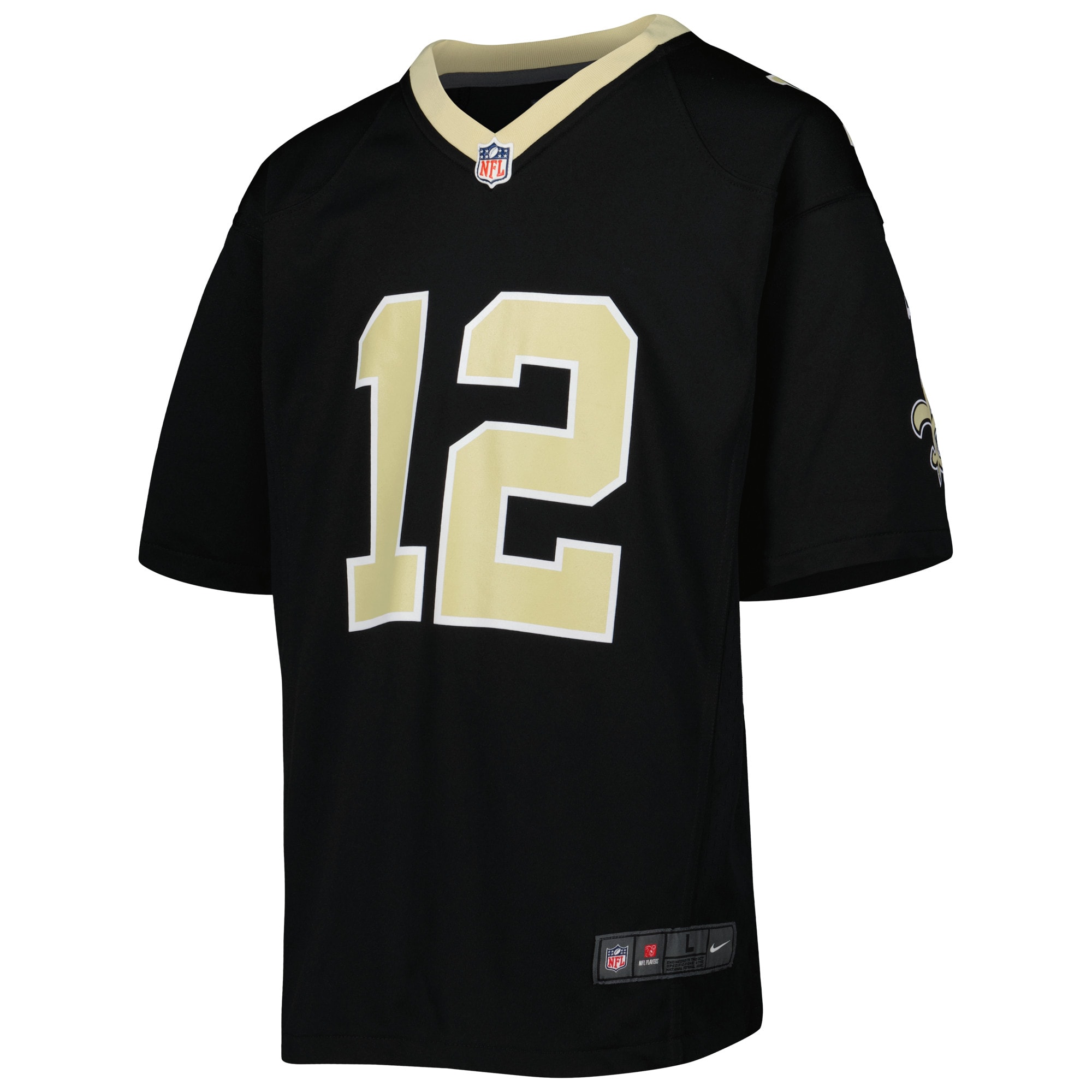 New Orleans Saints Chris Olave Black Game NFL Jersey Youth