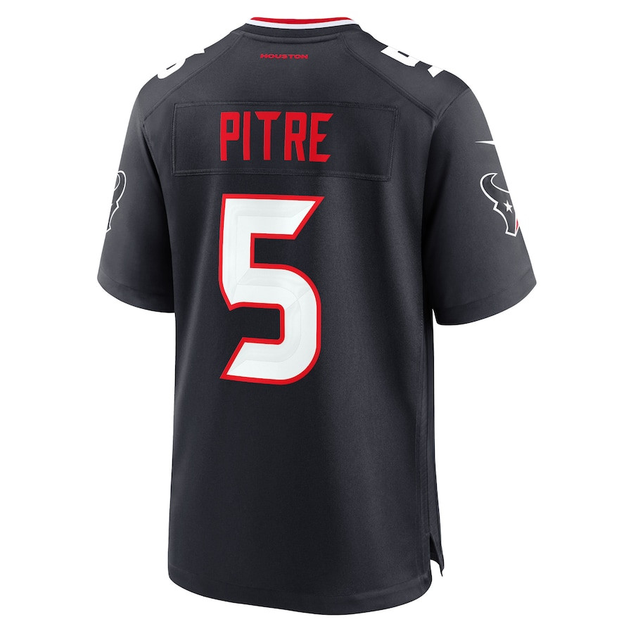 Jalen Pitre 5 Houston Texans Game Navy NFL Jersey Men's