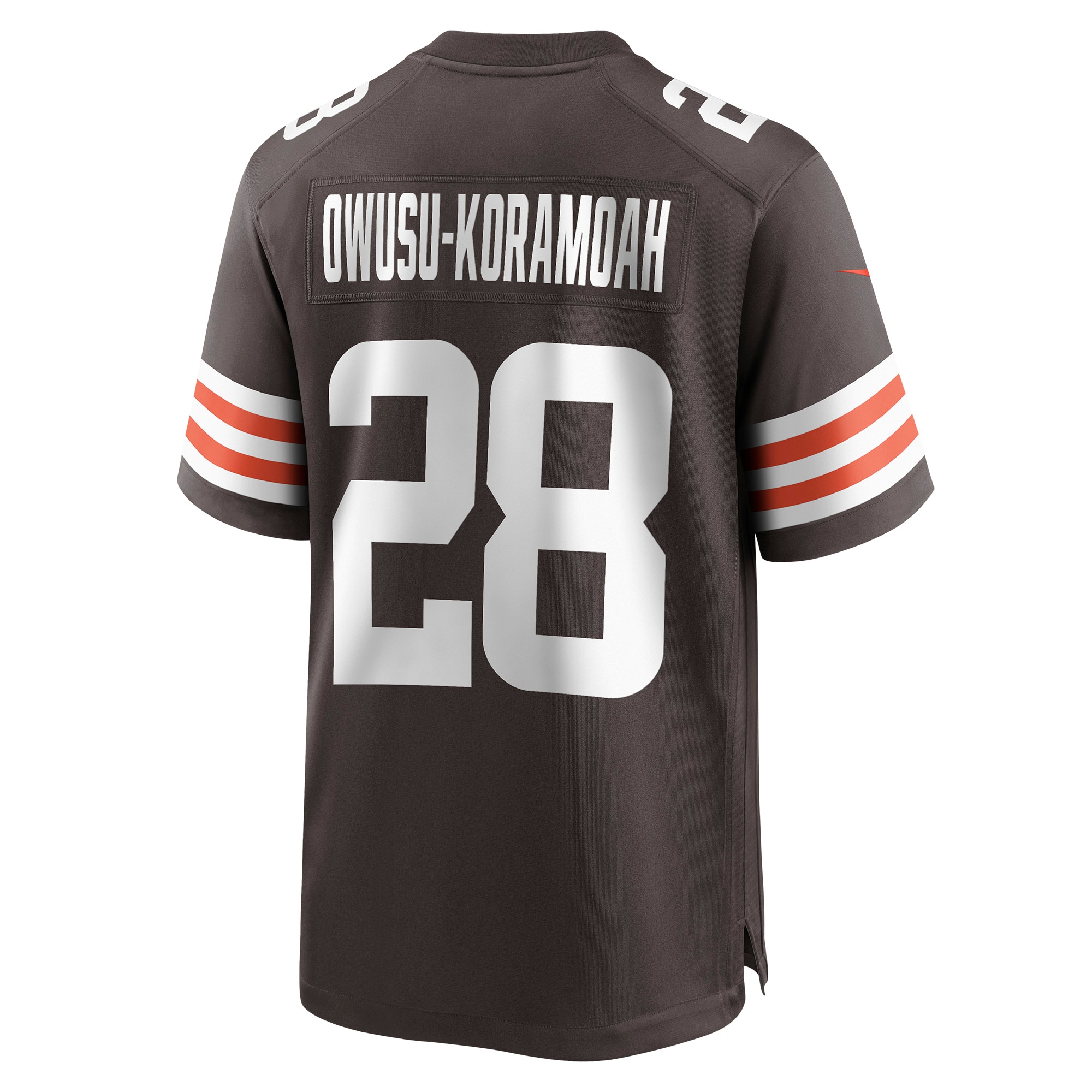 Cleveland Browns Jeremiah Owusu-Koramoah Brown Game Player NFL Jersey Men's