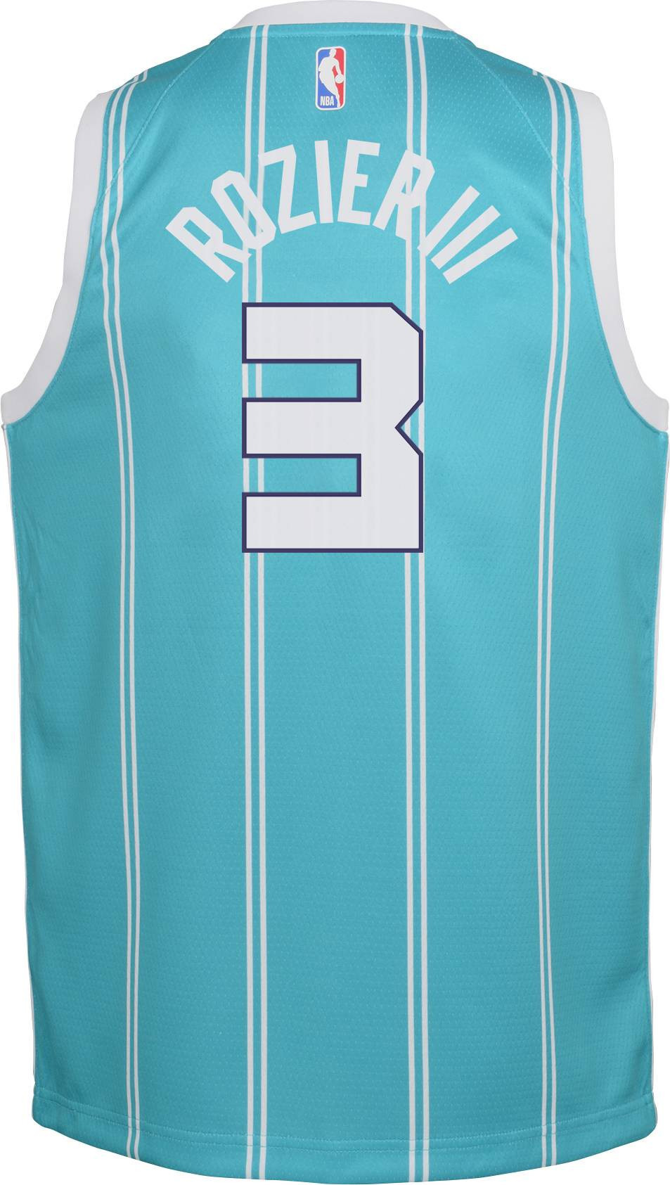 Jorda Charlotte Hornets Terry Rozier Iii 3 Teal Dri-fit Swingman NBA Jersey Youth