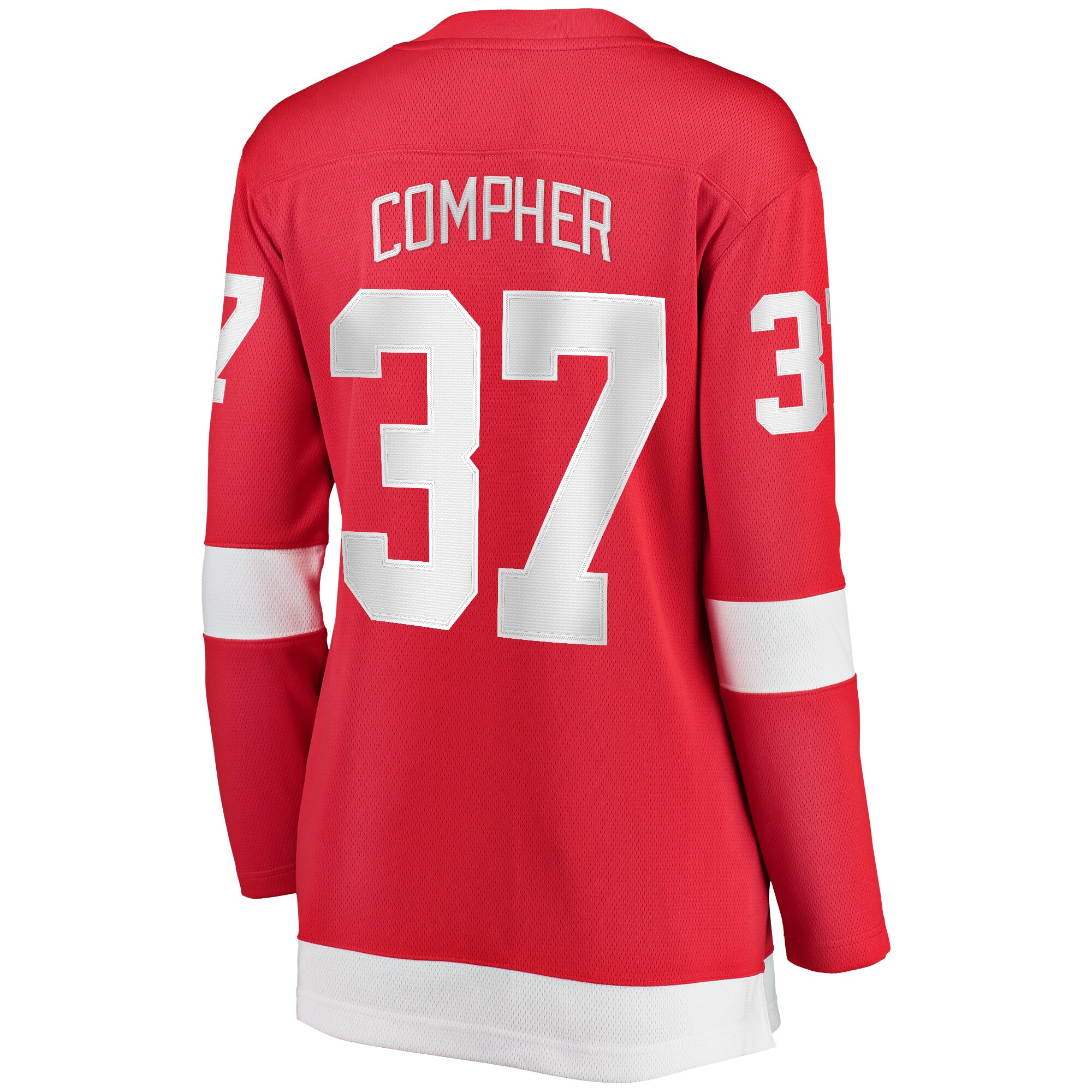 Detroit Red Wings J.T. Compher Red Home Breakaway Player NHL Jersey Women's