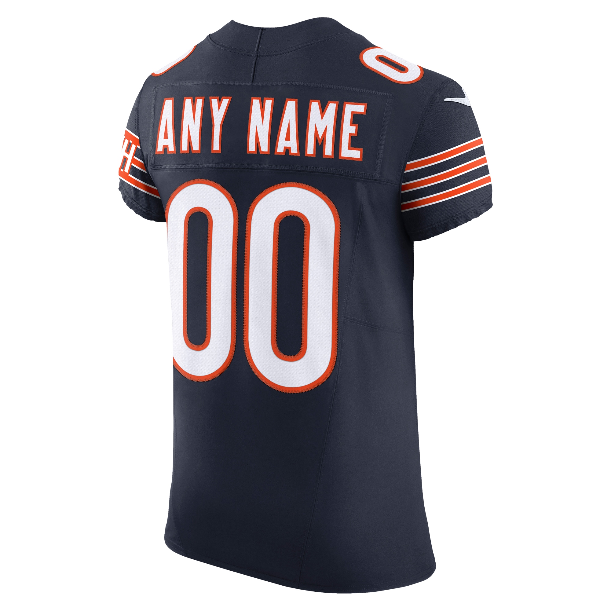Chicago Bears Navy Vapor F.U.S.E. Elite Custom NFL Jersey Men's