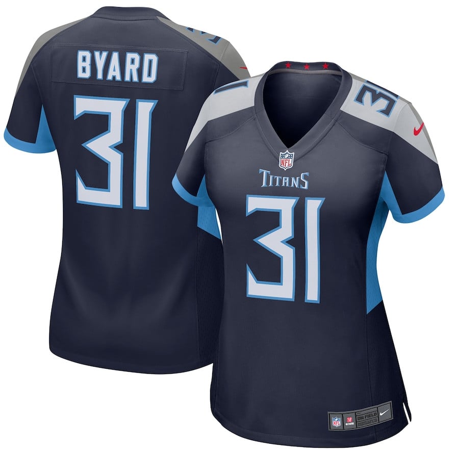 Kevin Byard 31 Tennessee Titans Navy NFL Jersey Women's