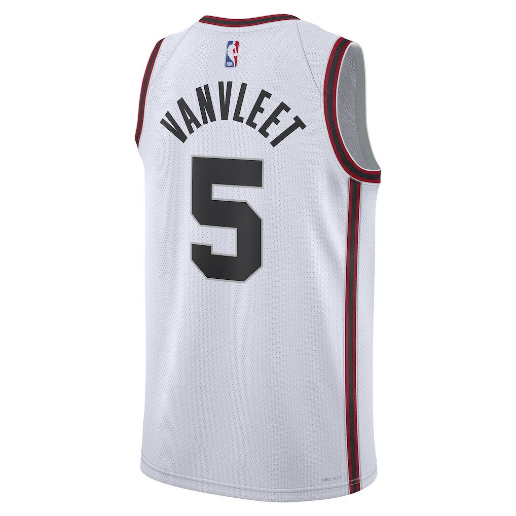 Fred VanVleet 5 Houston Rockets Unisex 2024/25 Swingman Player City Editio White NBA Jersey Unisex