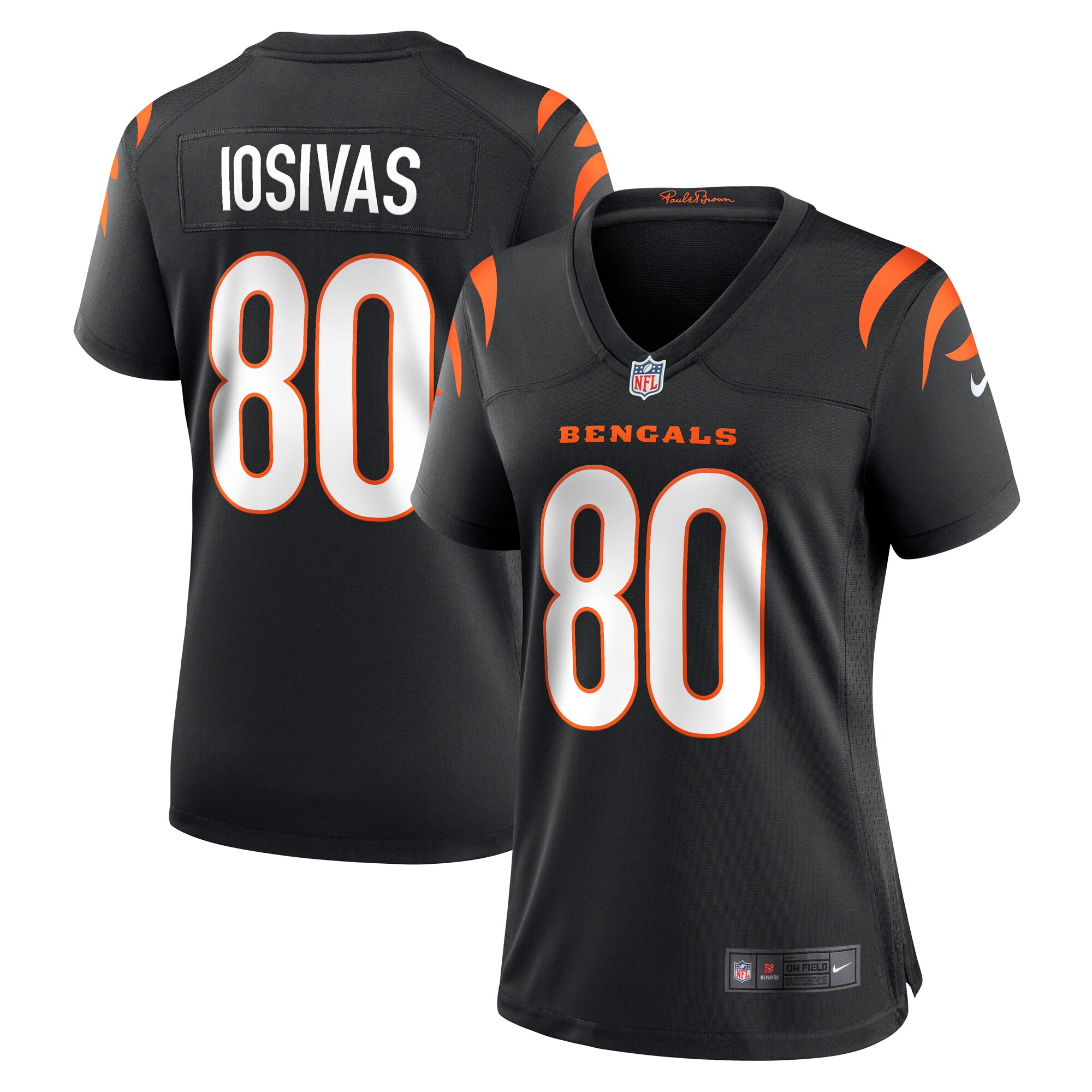 Cincinnati Bengals Andrei Iosivas Black Team Game NFL Jersey Women's