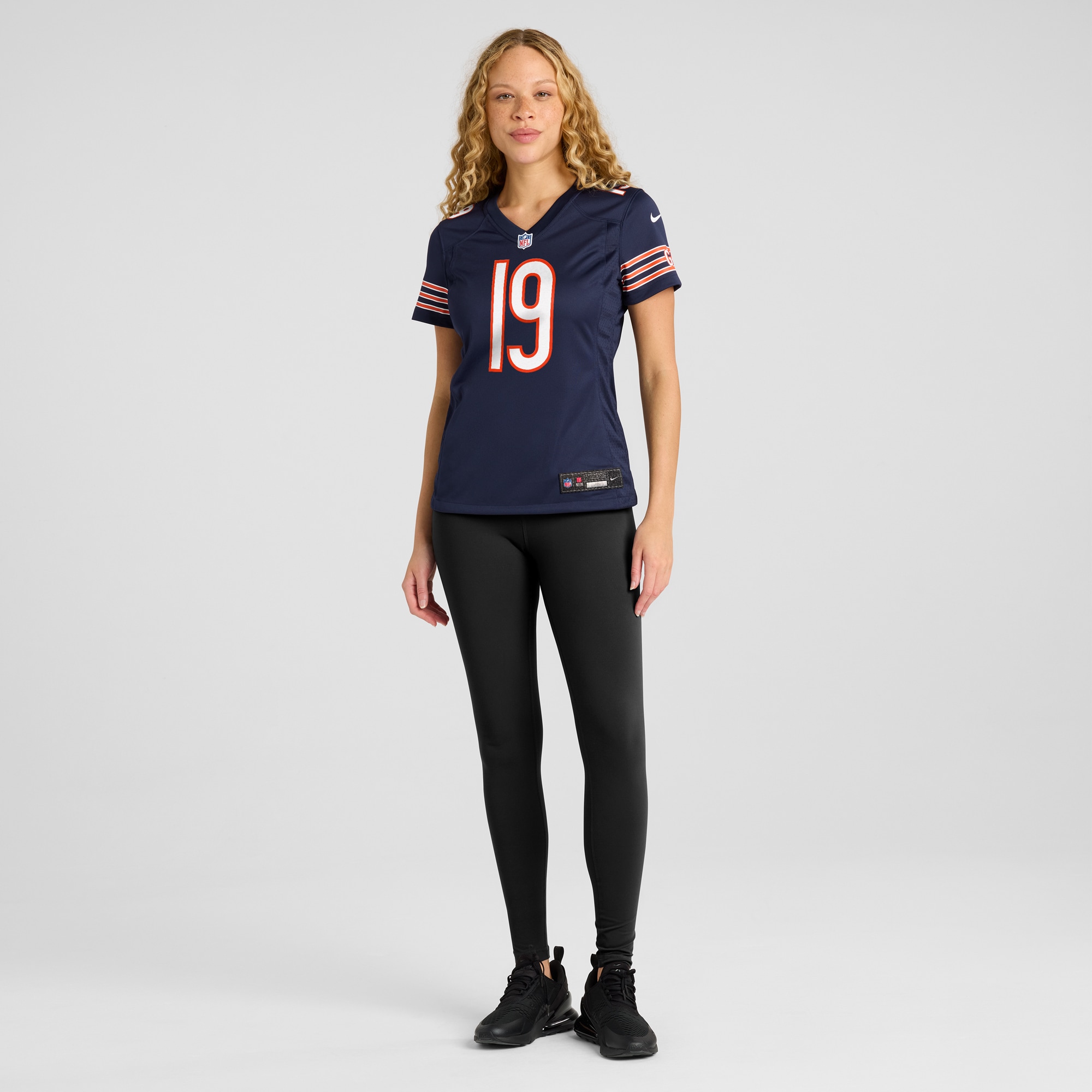 Chicago Bears Tory Taylor Navy Game NFL Jersey Women's