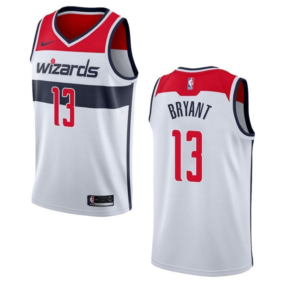 Washington Wizards 13 Thomas Bryant Association Swingman White NBA Jersey Men's