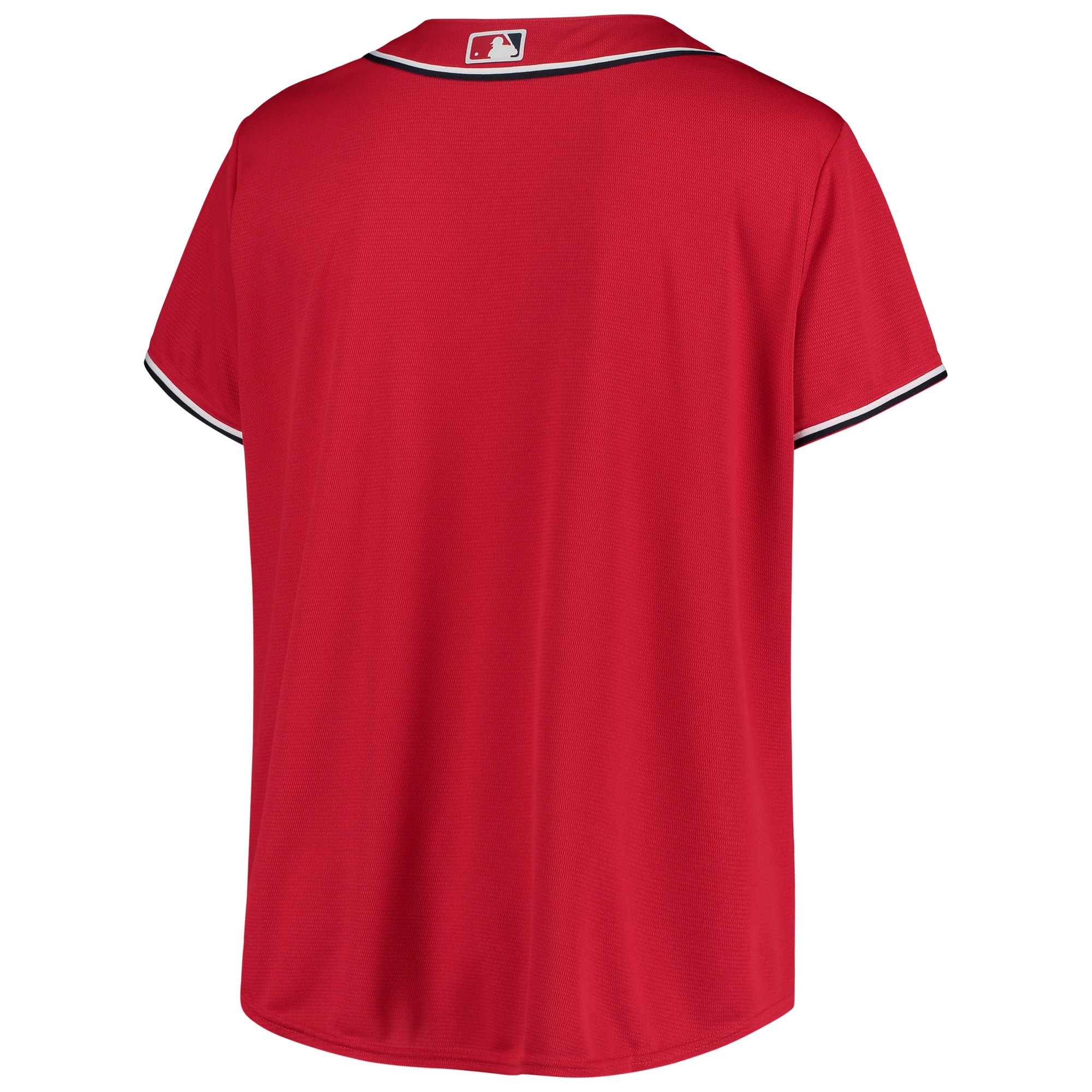 Washington Nationals Red Plus Size Alternate Team MLB Jersey Women's