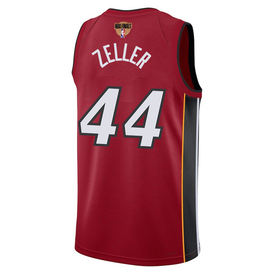Cody Zeller 44 Miami Heat Final Champions 2023 Swingman Red NBA Jersey Men's