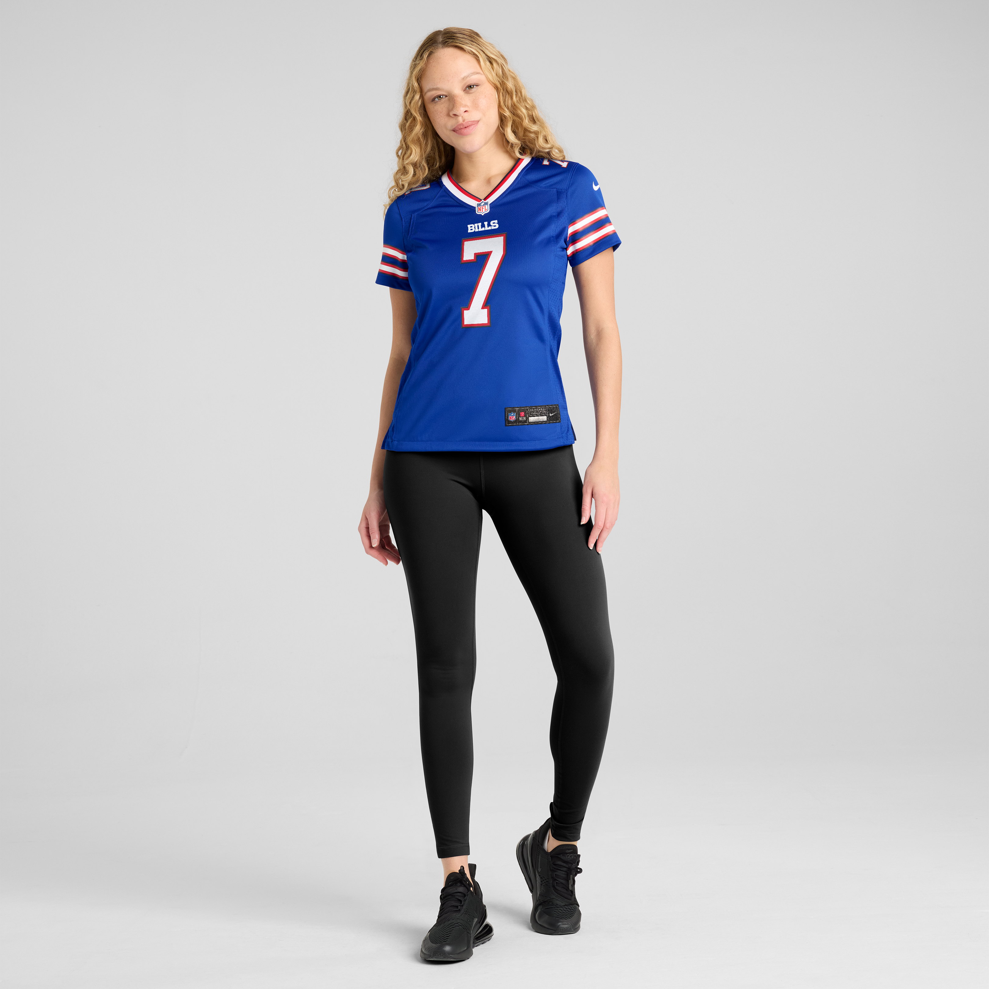 Buffalo Bills Taron Johnson Royal Game Player NFL Jersey Women's