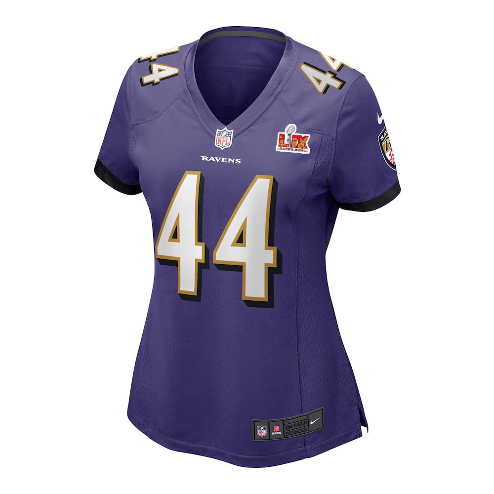 Marlon Humphrey #44 Baltimore Ravens Super Bowl LIX Purple NFL Jersey Women's