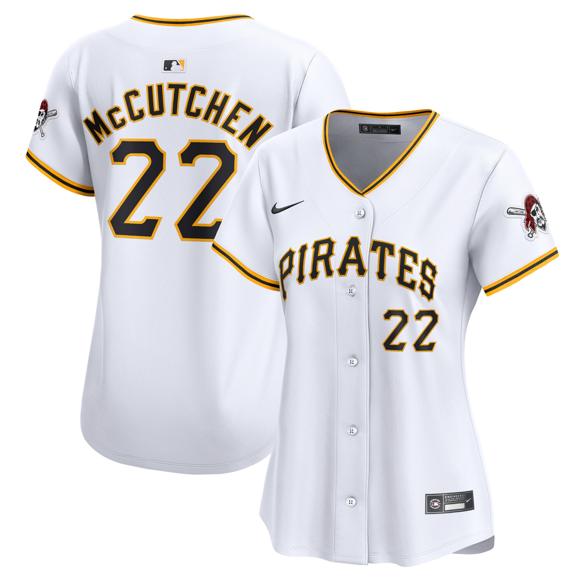 Pittsburgh Pirates Andrew McCutchen White Home Limited Player MLB Jersey Women's