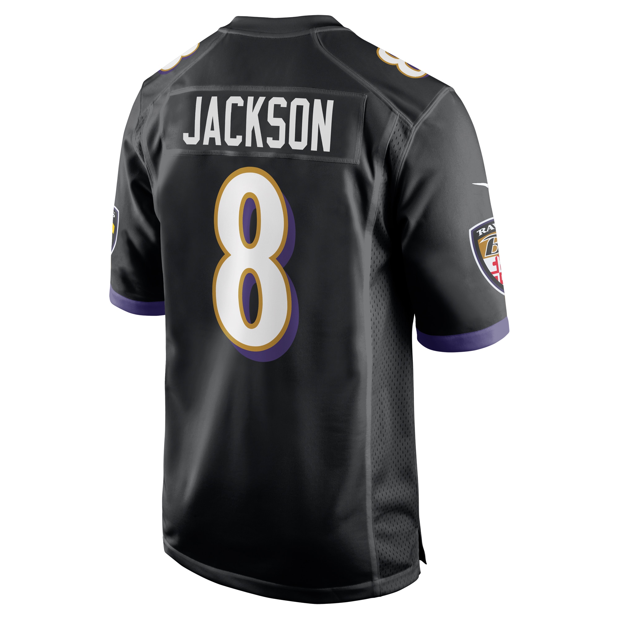 Baltimore Ravens Lamar Jackson Black Alternate Game NFL Jersey Men's