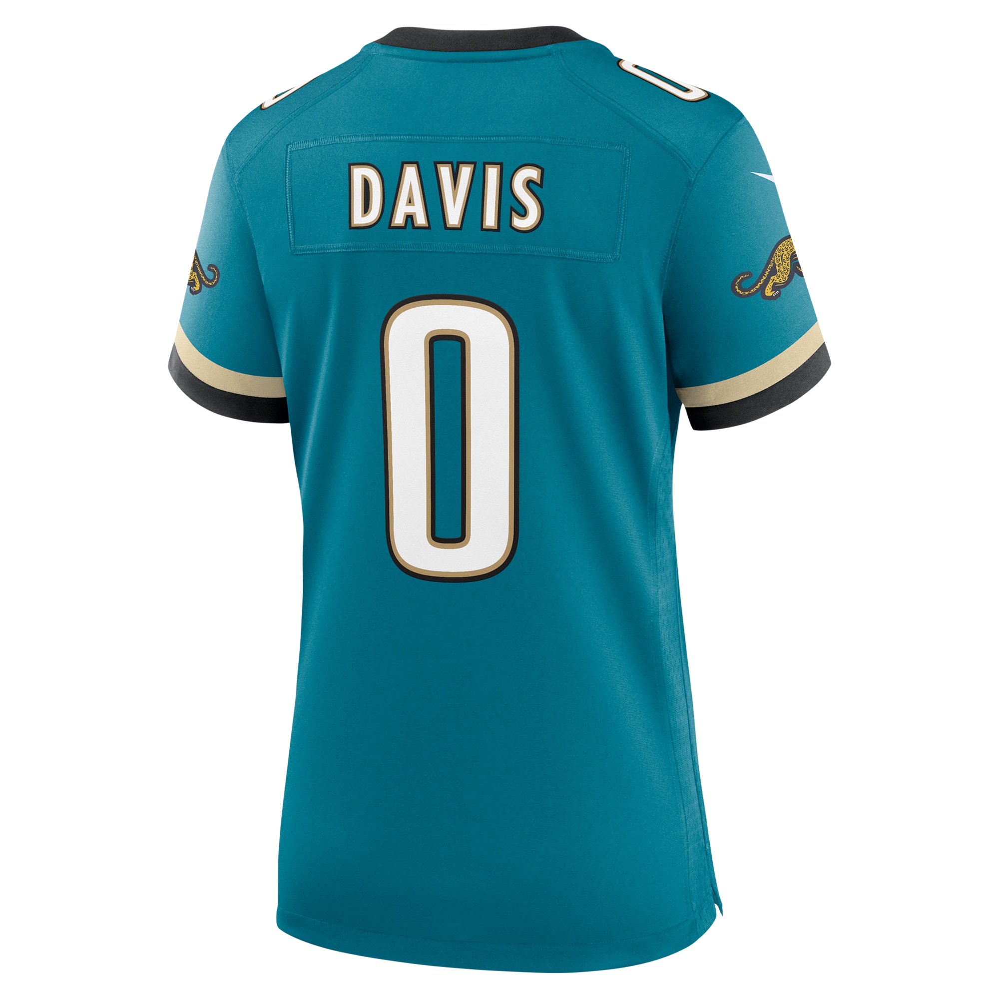 Jacksonville Jaguars Gabe Davis Teal Prowler Throwback Game NFL Jersey Women's