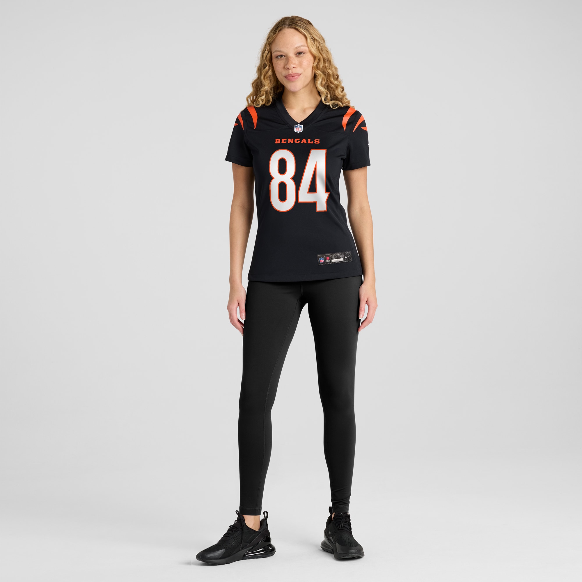 Cincinnati Bengals Mitchell Wilcox Black Player Game NFL Jersey Women's