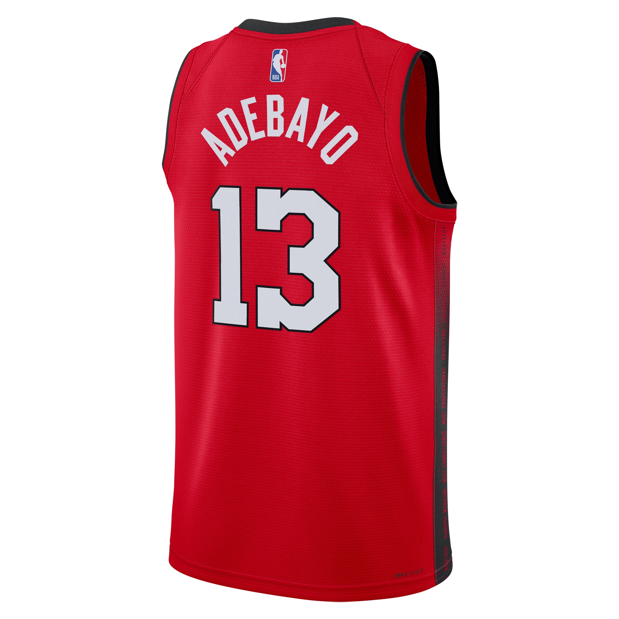 Miami Heat City Edition Swingman 2024 Red Bam Adebay Unisex NBA Jersey Unisex