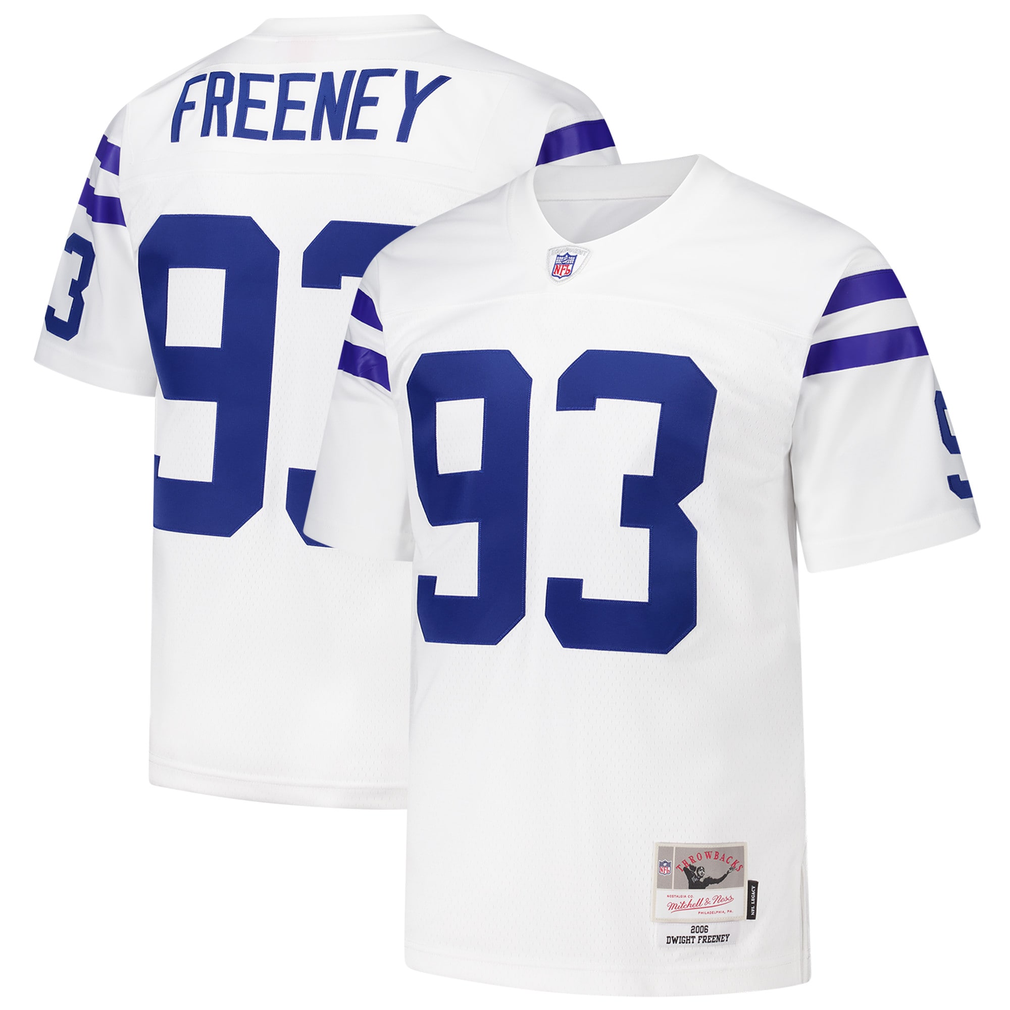 Indianapolis Colts Dwight Freeney Mitchell Ness White 2006 Legacy NFL Jersey Men's
