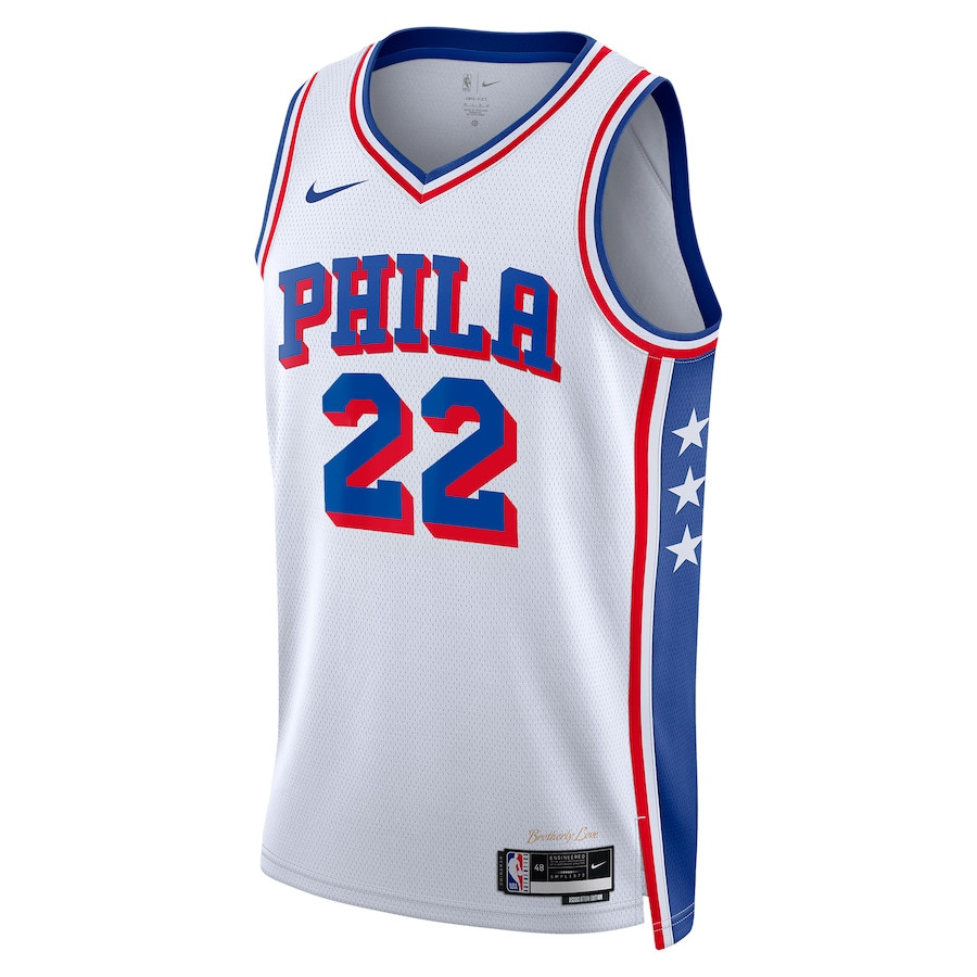 Patrick Beverley 22 Philadelphia 76ers 2023/24 Swingman Association Editio White NBA Jersey Men's