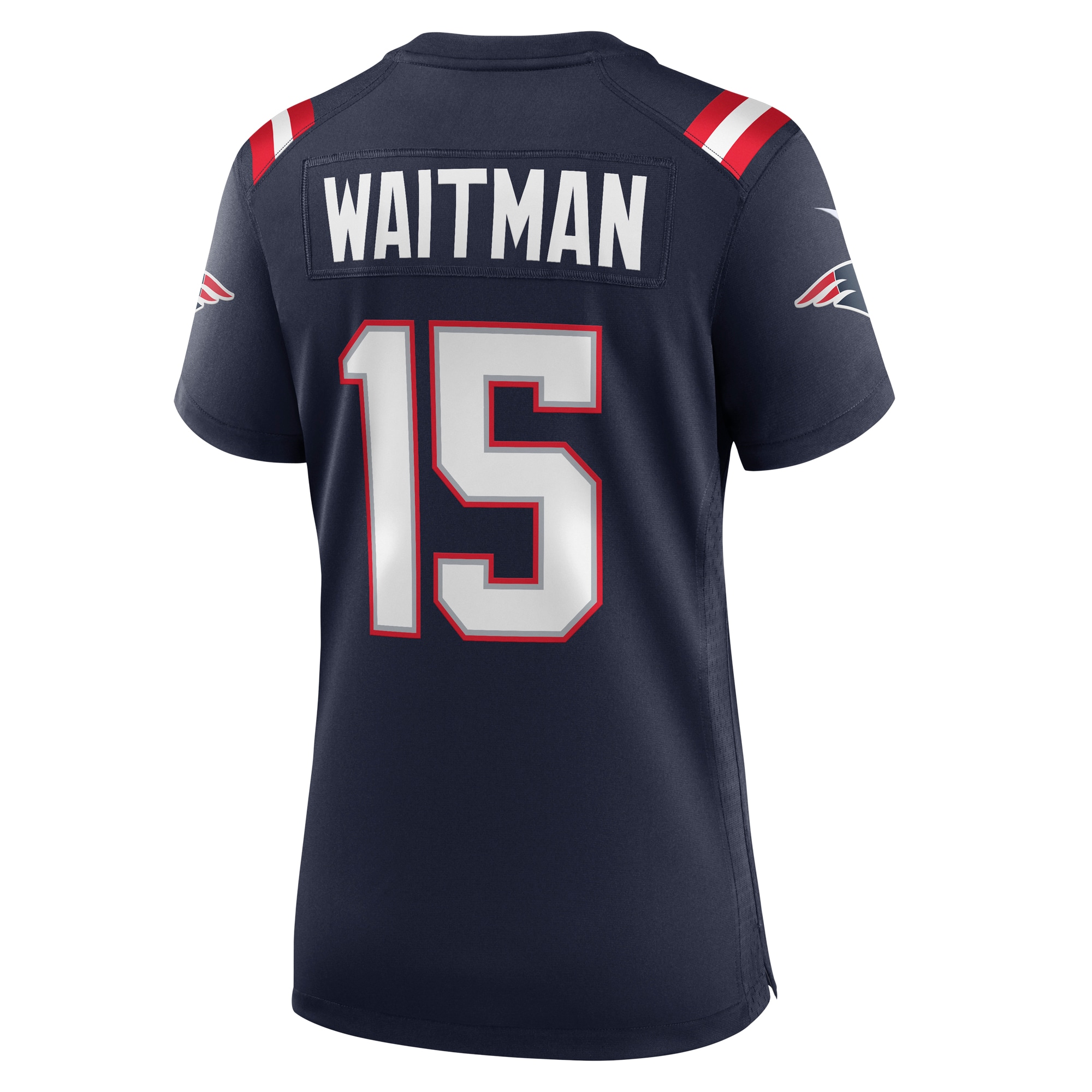 New England Patriots Corliss Waitman Navy Game NFL Jersey Women's