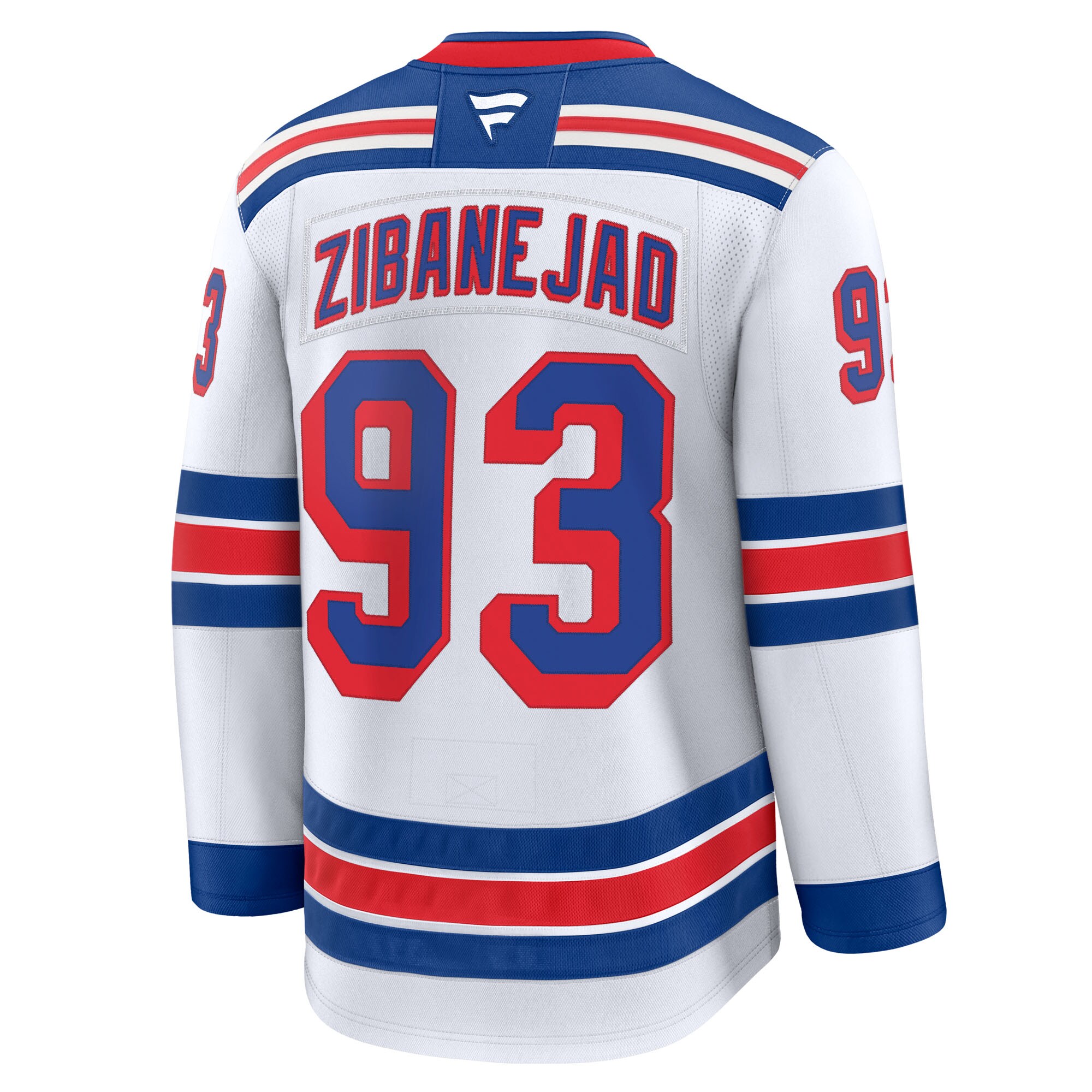 New York Rangers Mika Zibanejad White Away Premium NHL Jersey Men's