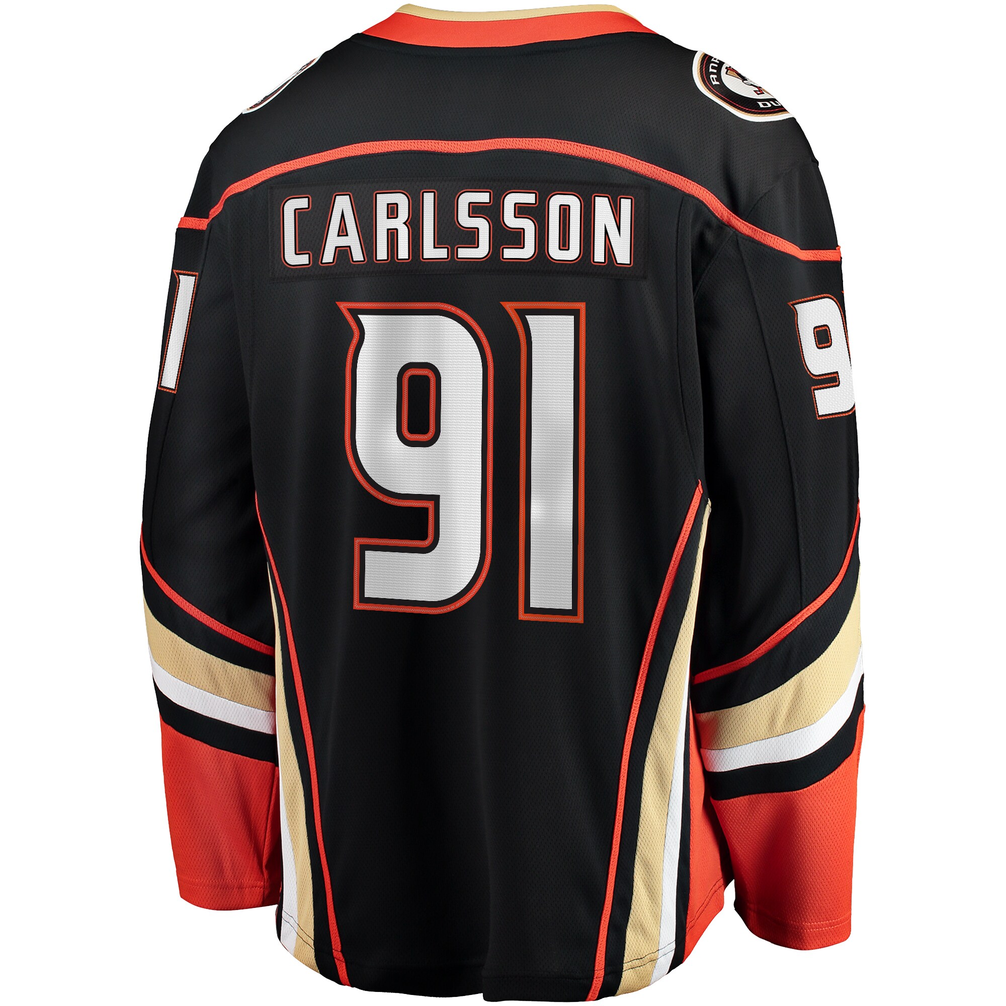Anaheim Ducks Leo Carlsson Black Home Breakaway Player NHL Jersey Men's