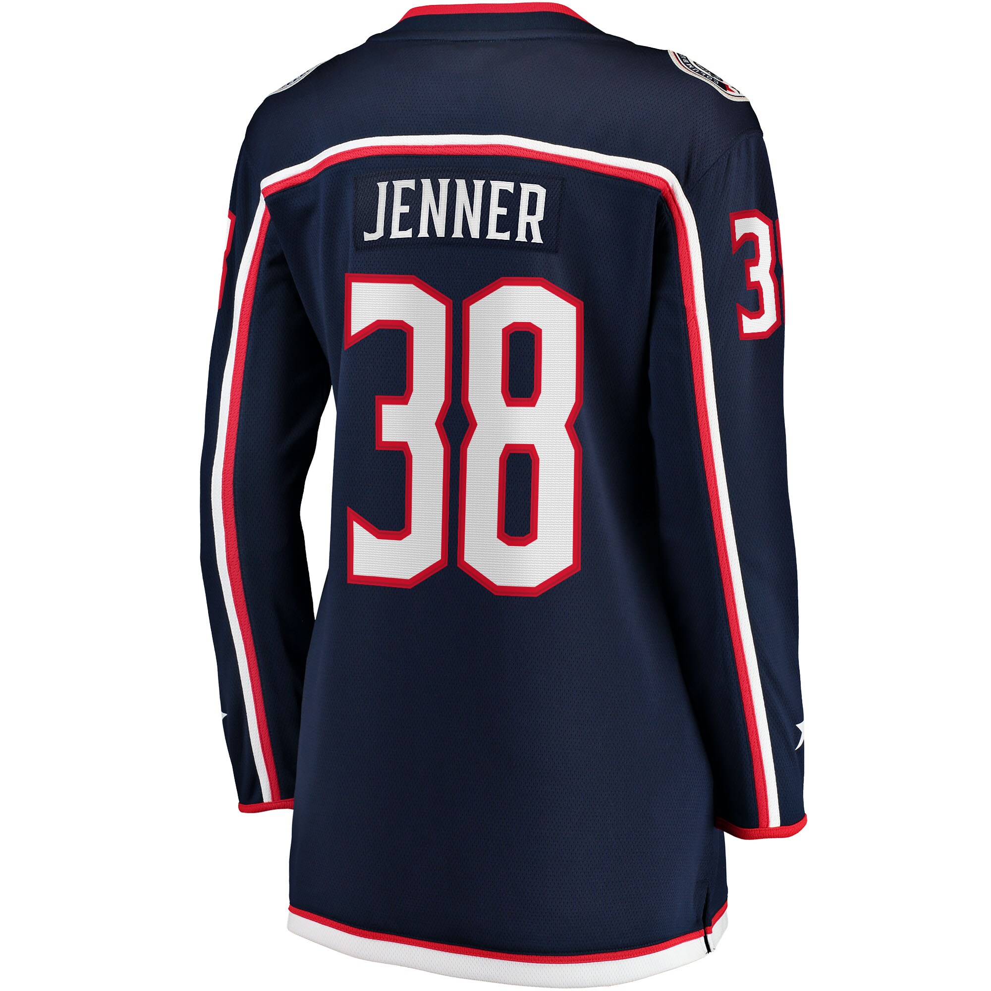 Columbus Blue Jackets Boone Jenner Navy Home Breakaway Player NHL Jersey Women's