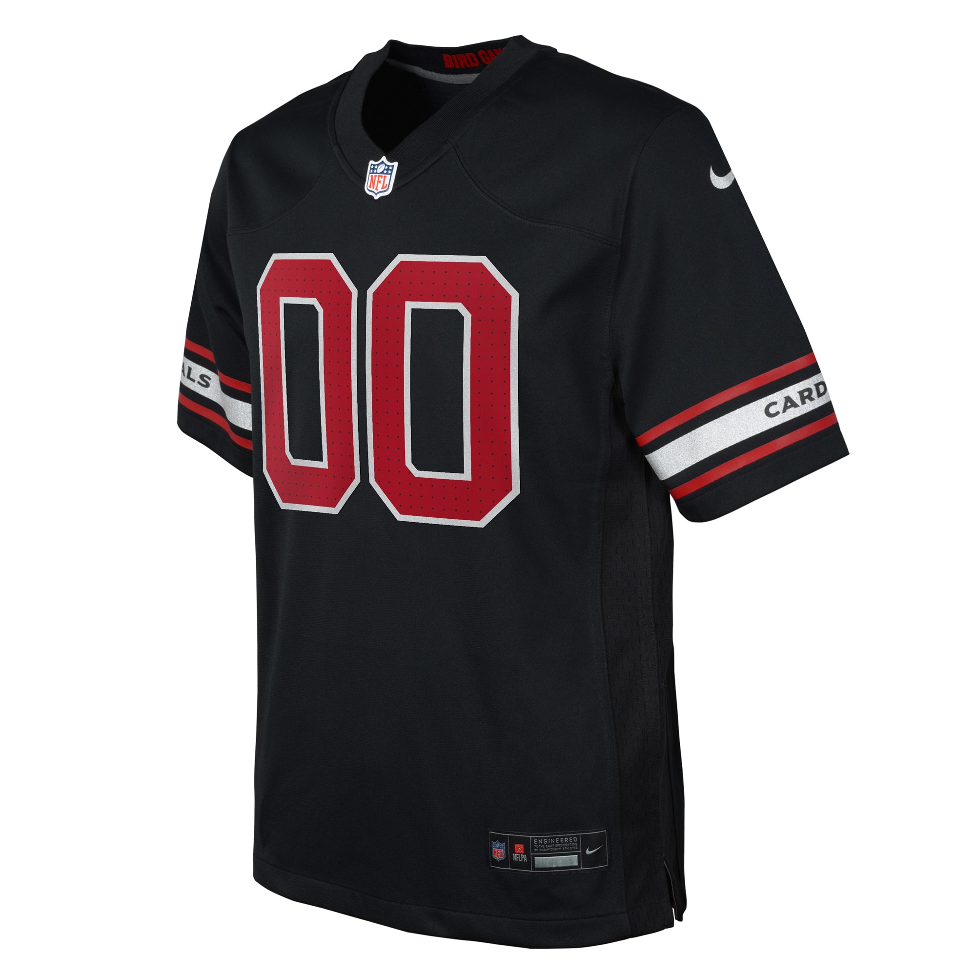 Arizona Cardinals Black Alternate Custom Game NFL Jersey Youth