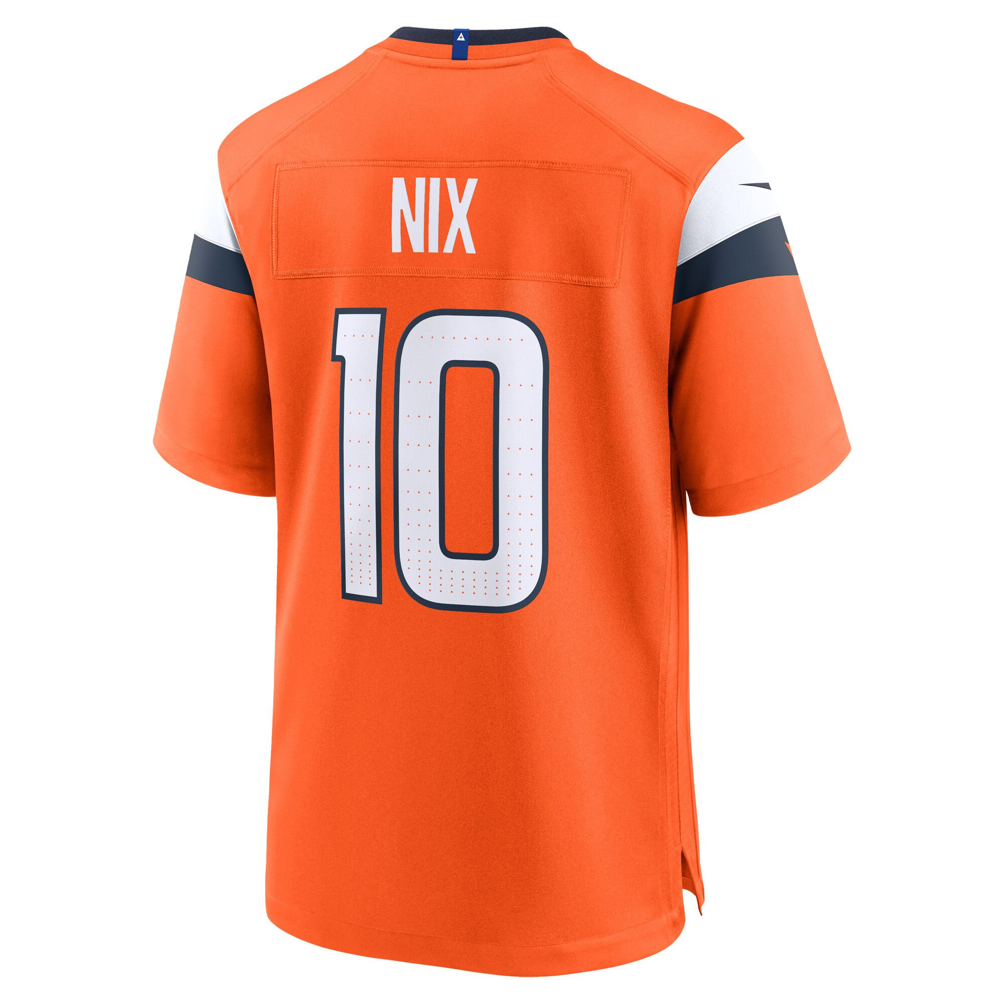 Denver Broncos Bo Nix Orange Team Game NFL Jersey Youth
