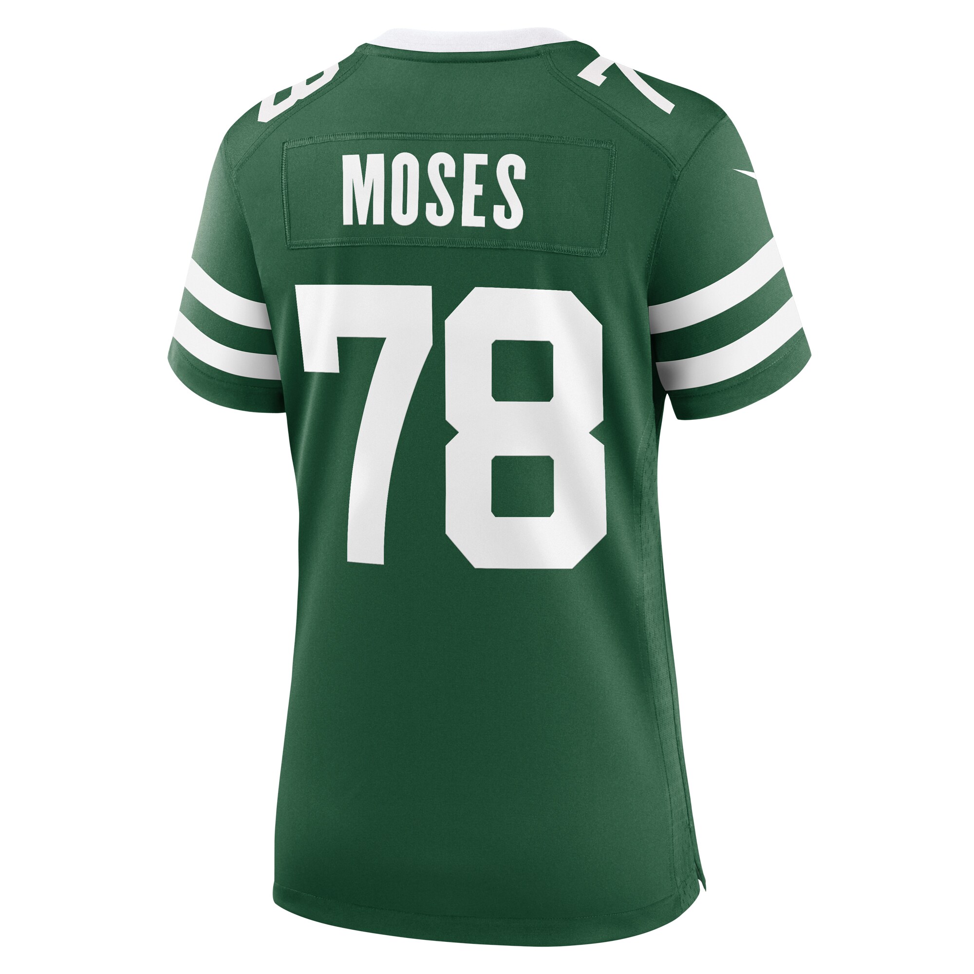 New York Jets Morgan Moses Legacy Green Game NFL Jersey Women's