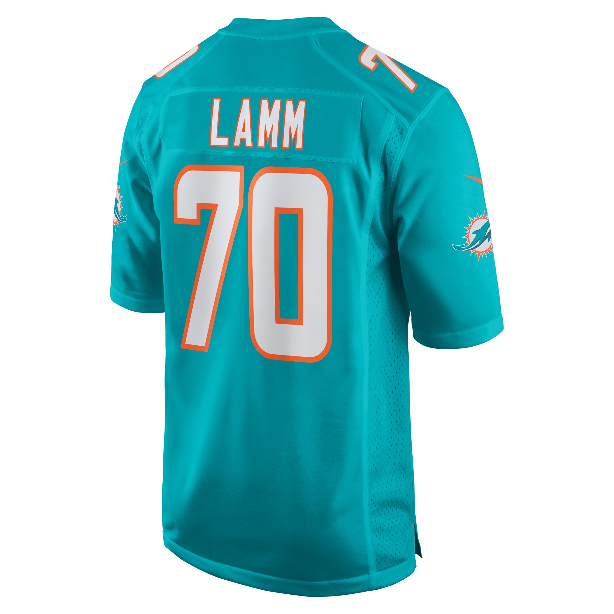 Miami Dolphins Kendall Lamm Aqua Home Game Player NFL Jersey Men's