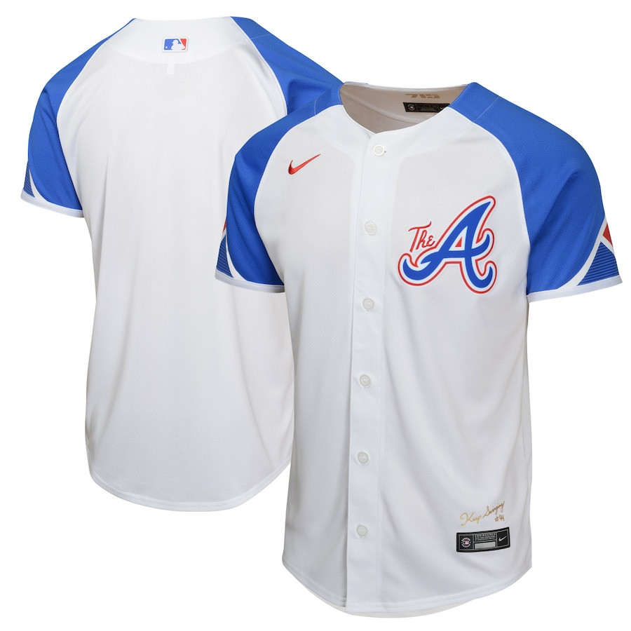 Atlanta Braves City Connect Limited White MLB Jersey Youth