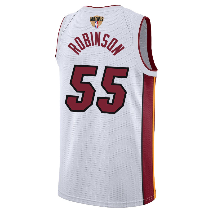 Duncan Robinson 55 Miami Heat Final Champions 2023 Swingman White NBA Jersey Men's