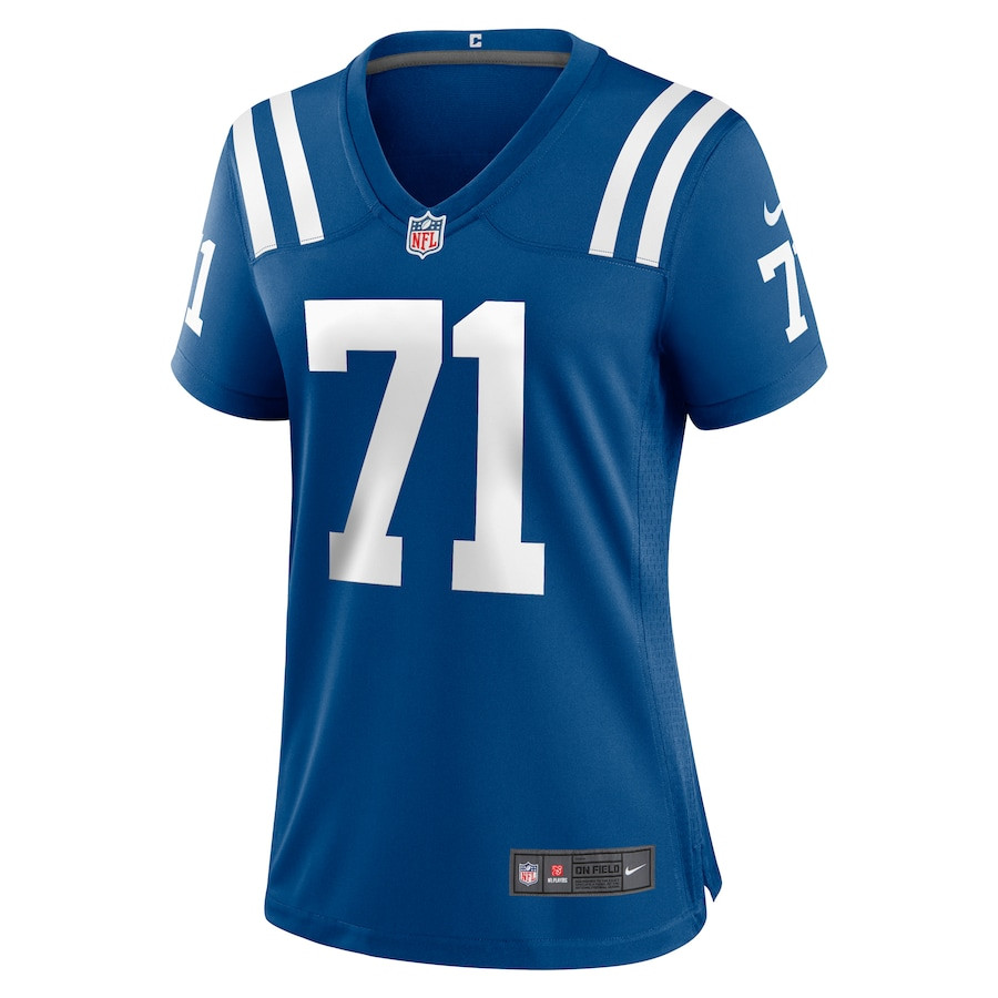 Matt Goncalves 71 Indianapolis Colts Game Royal NFL Jersey Women's