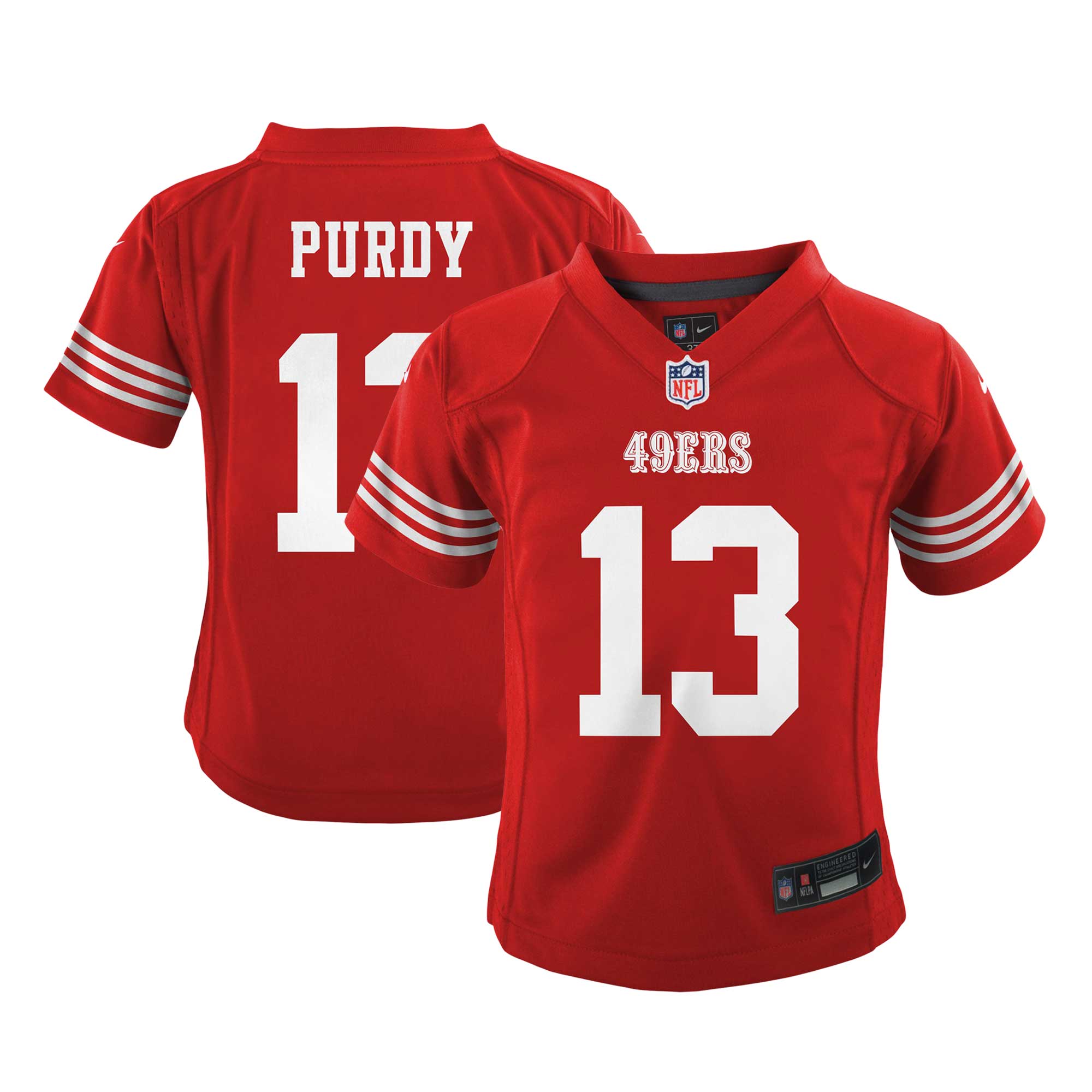 Infant San Francisco 49ers Brock Purdy Scarlet Team Player Game NFL Jersey Men's