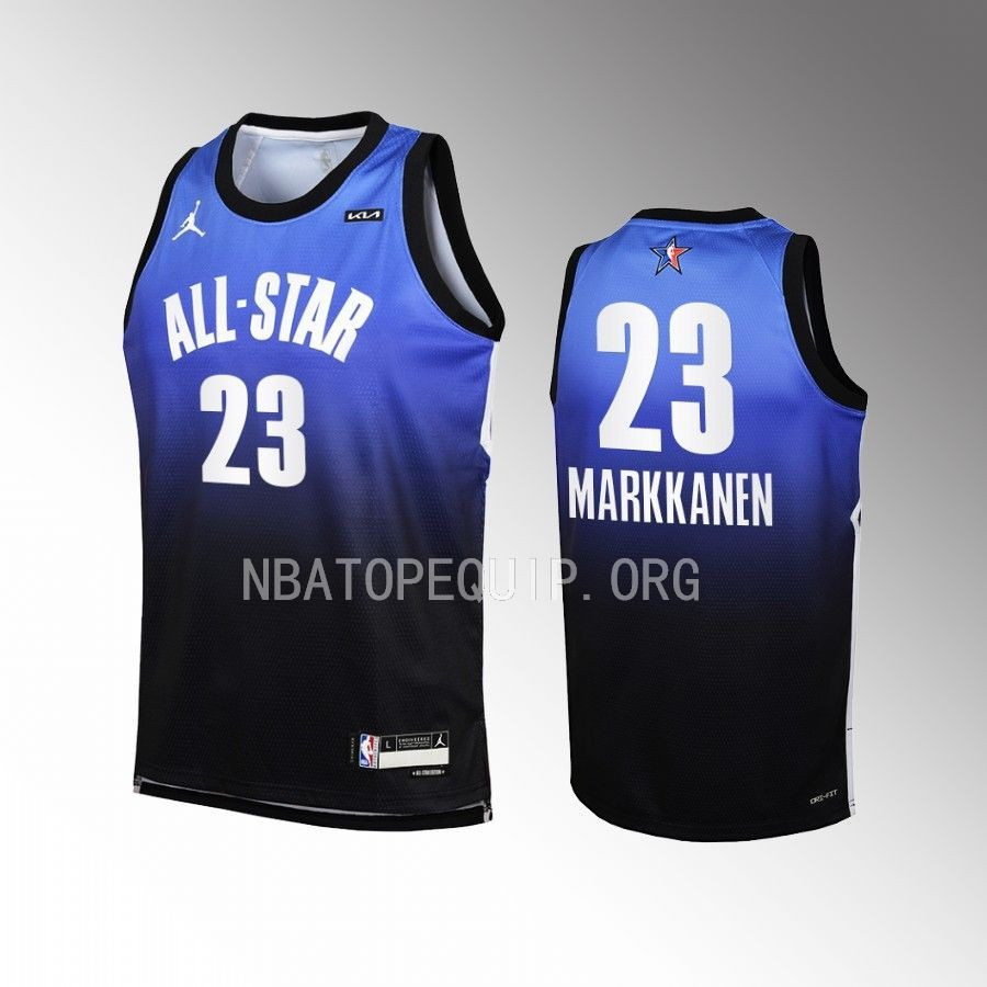 Lauri Markkanen 23 Utah Jazz 2023 All Star Orange NBA Jersey Men's