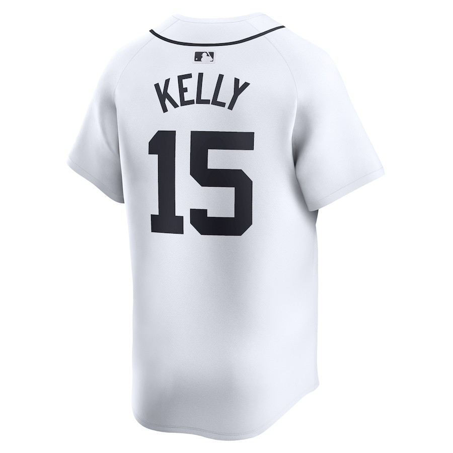 Carson Kelly 15 Detroit Tigers Home Limited Player White MLB Jersey Men's