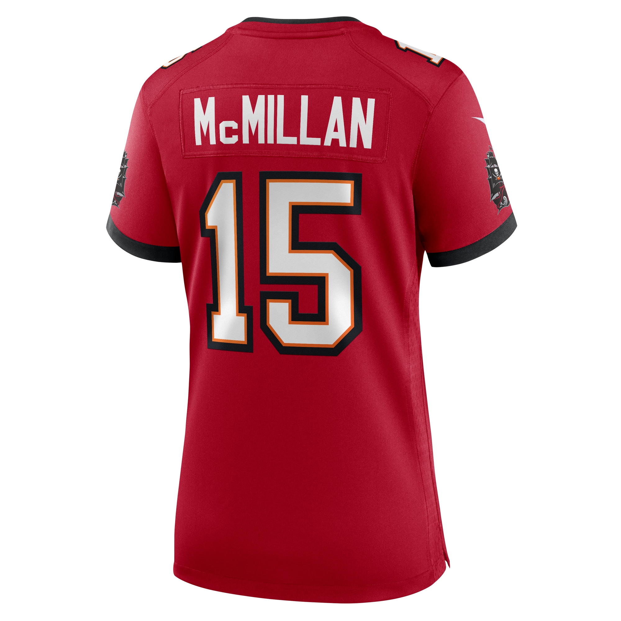 Tampa Bay Buccaneers Jalen McMillan Red Game NFL Jersey Women's