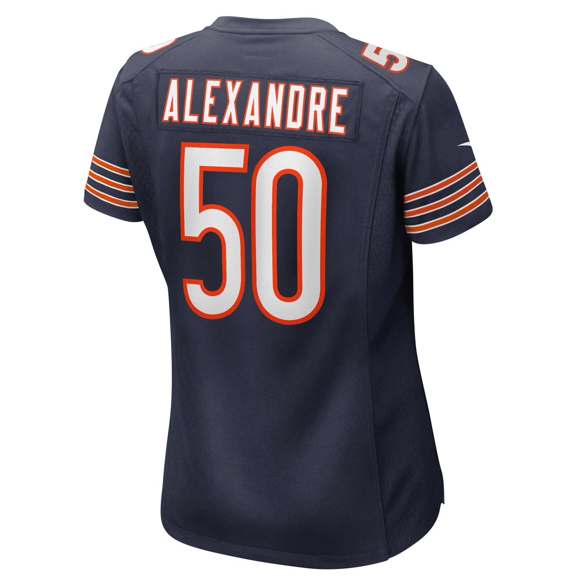 Chicago Bears Deslin Alexandre Navy Team Game NFL Jersey Women's