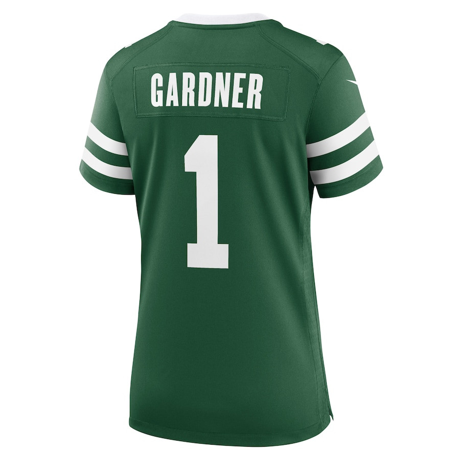 Ahmad Sauce Gardner 1 New York Jets Game Legacy Green NFL Jersey Women's