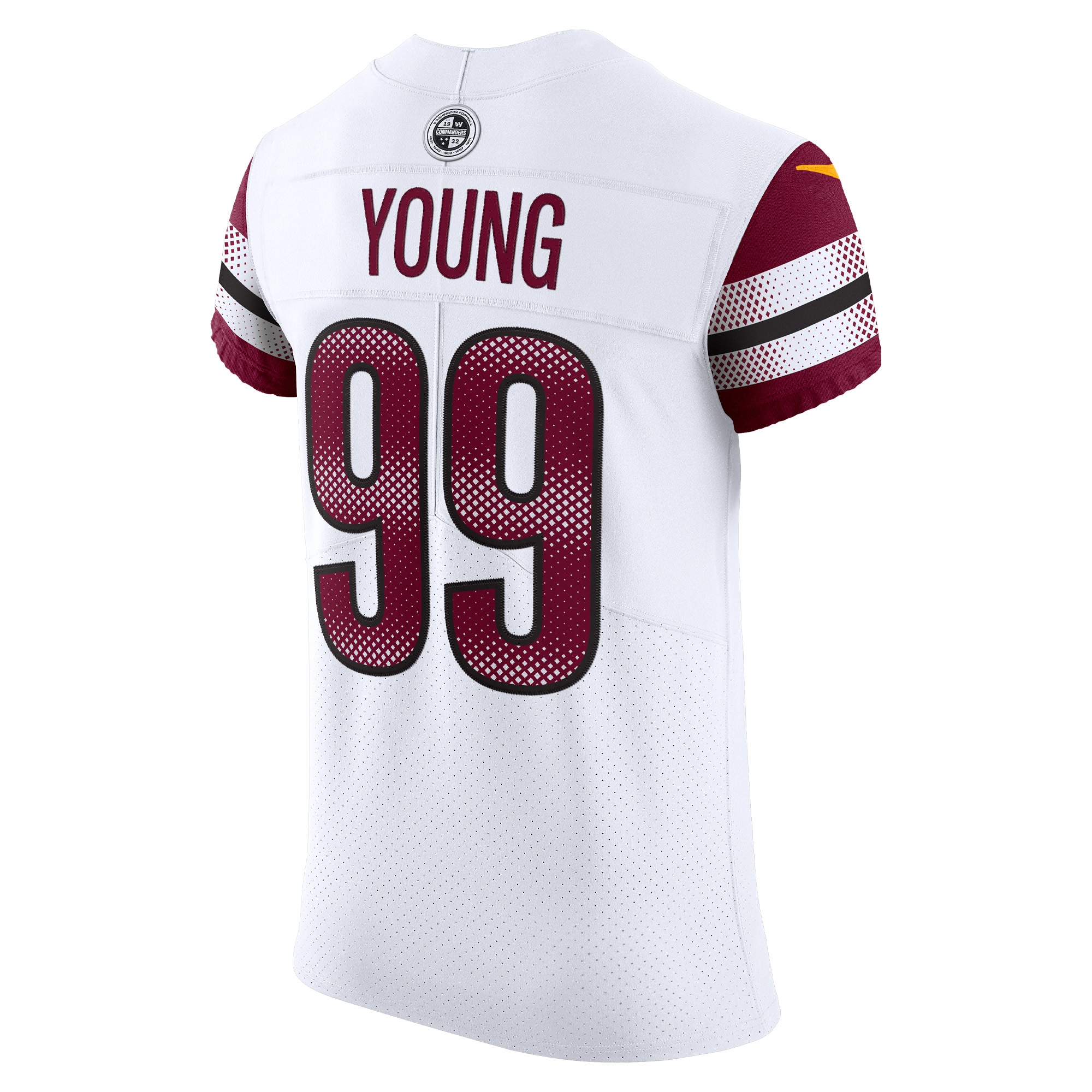 Washington Commanders Chase Young White Vapor Elite NFL Jersey Men's
