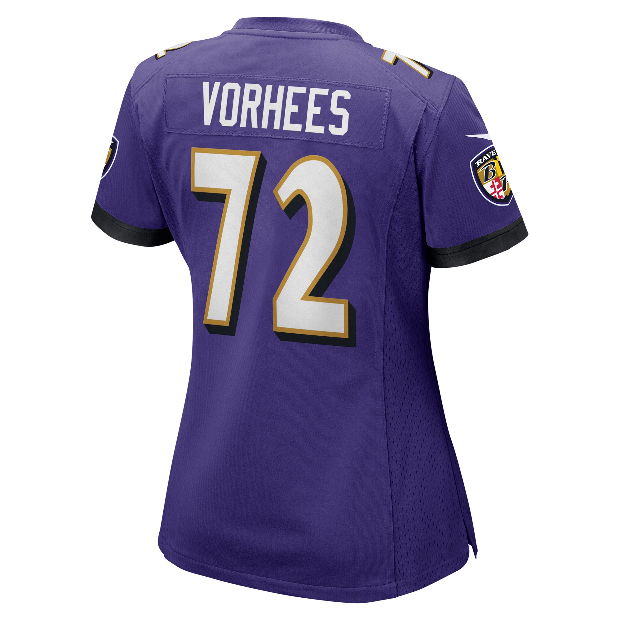 Baltimore Ravens Andrew Vorhees Purple Game NFL Jersey Women's