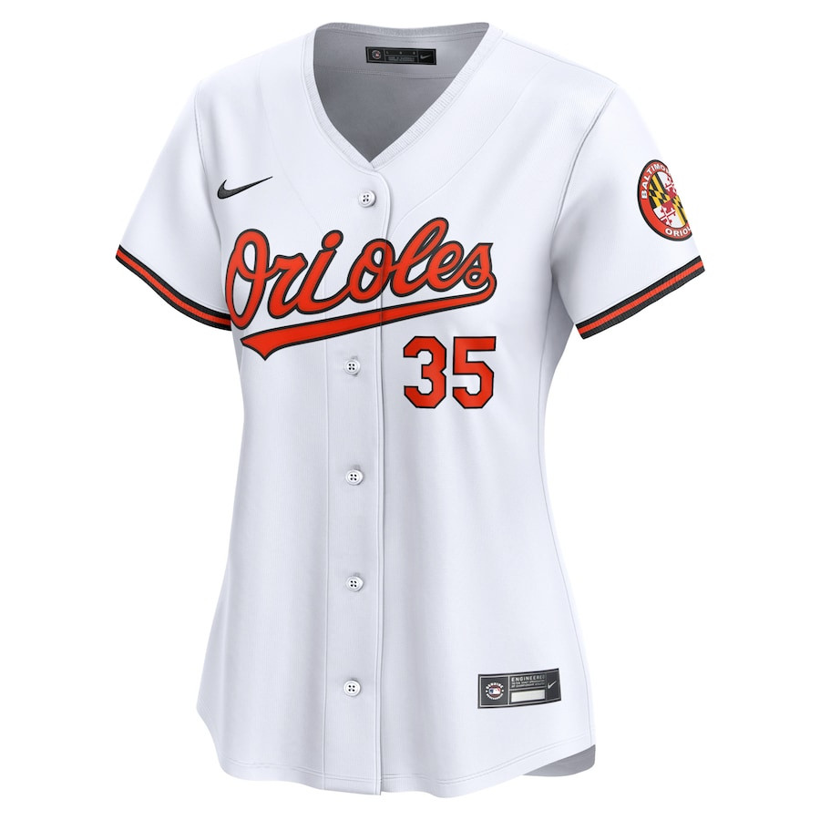 Adley Rutschman 35 Baltimore Orioles Home Limited Player White MLB Jersey Women's