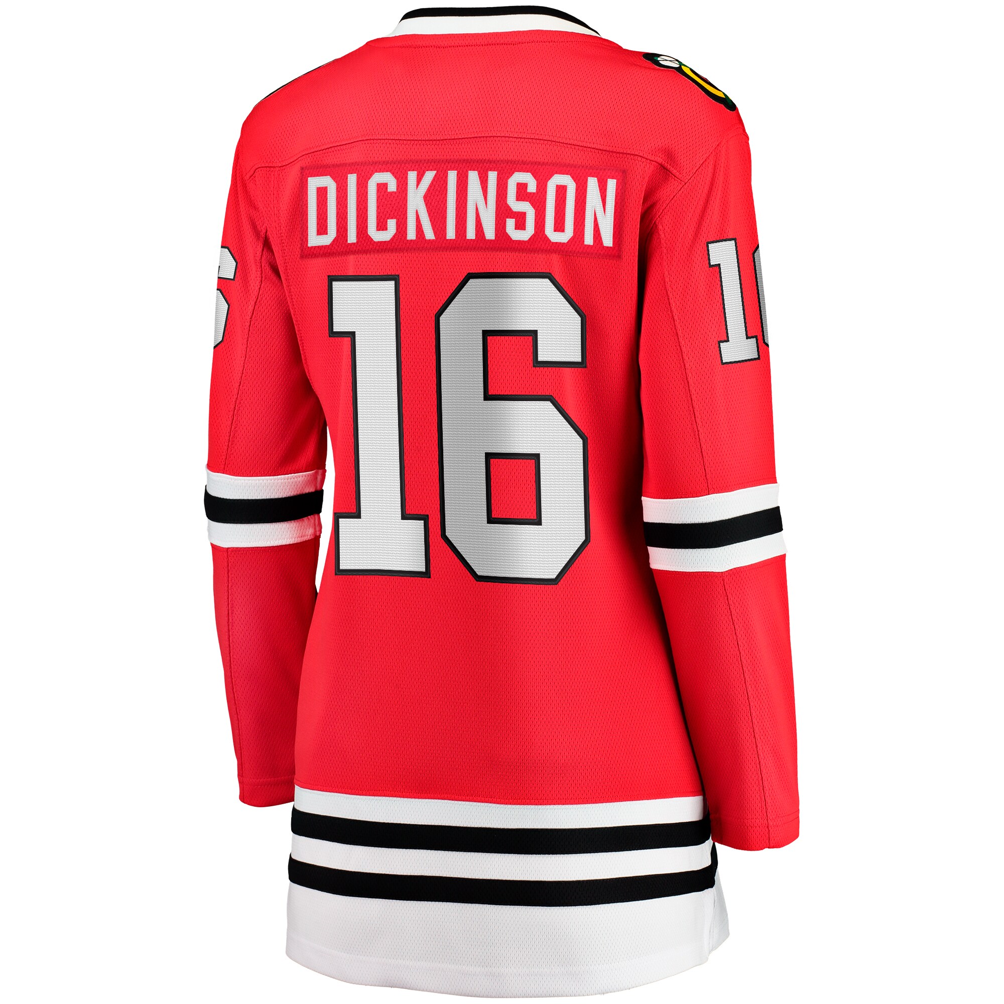 Chicago Blackhawks Jason Dickinson Red Home Breakaway Player NHL Jersey Women's