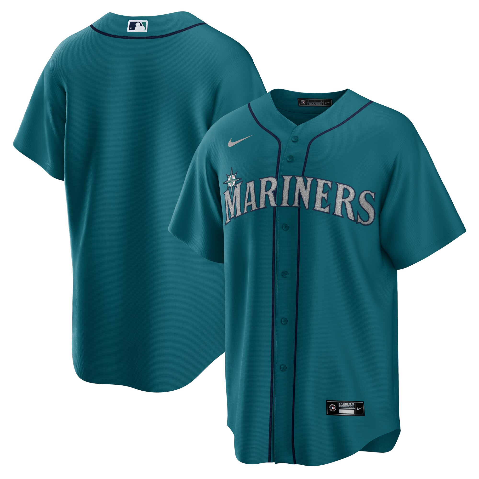 Seattle Mariners Aqua Alternate Team MLB Jersey Men's