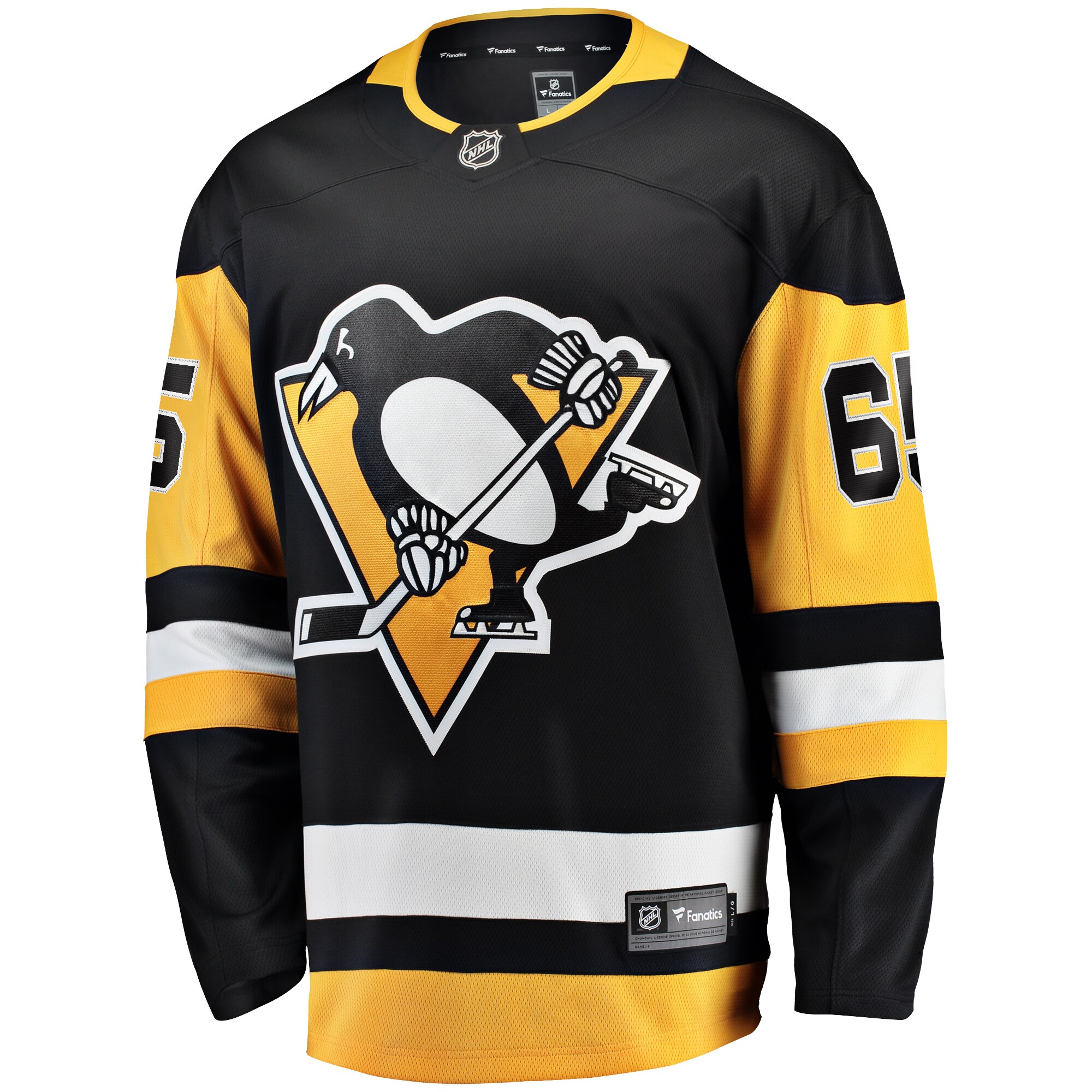 Pittsburgh Penguins Erik Karlsson Black Home Breakaway NHL Jersey Men's