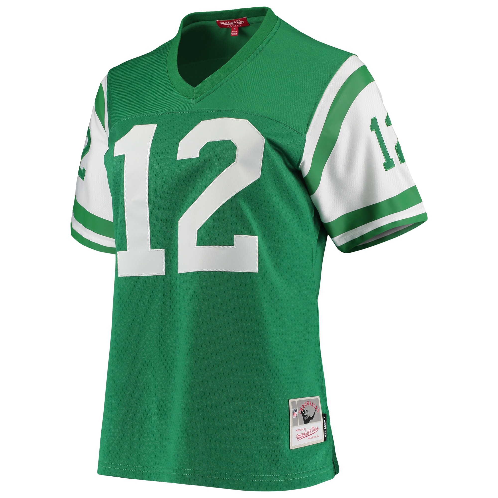 New York Jets Joe Namath Mitchell Ness Green 1969 Legacy NFL Jersey Women's
