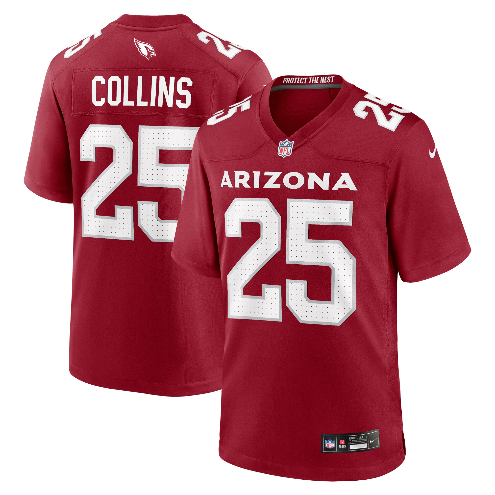 Arizona Cardinals Zaven Collins Cardinal Home Game NFL Jersey Men's
