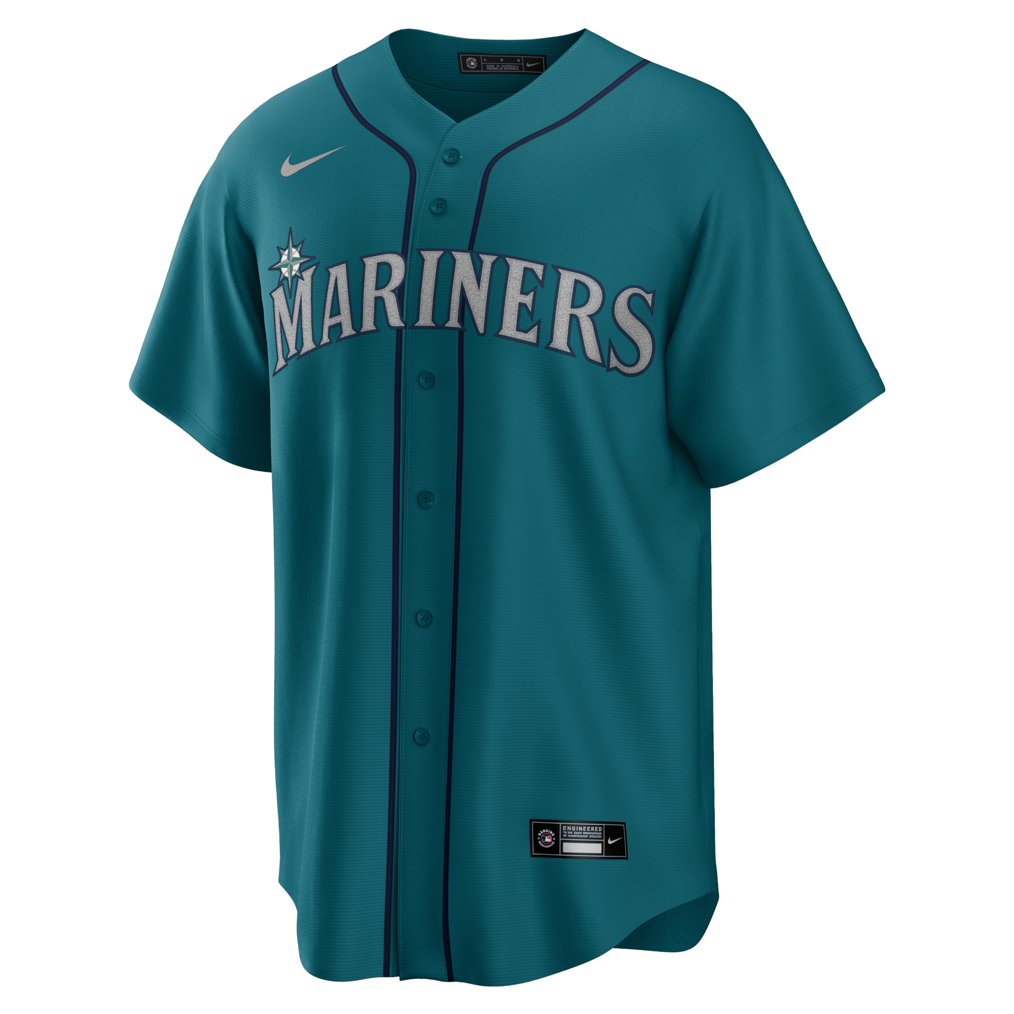 Seattle Mariners Aqua Alternate Team MLB Jersey Men's