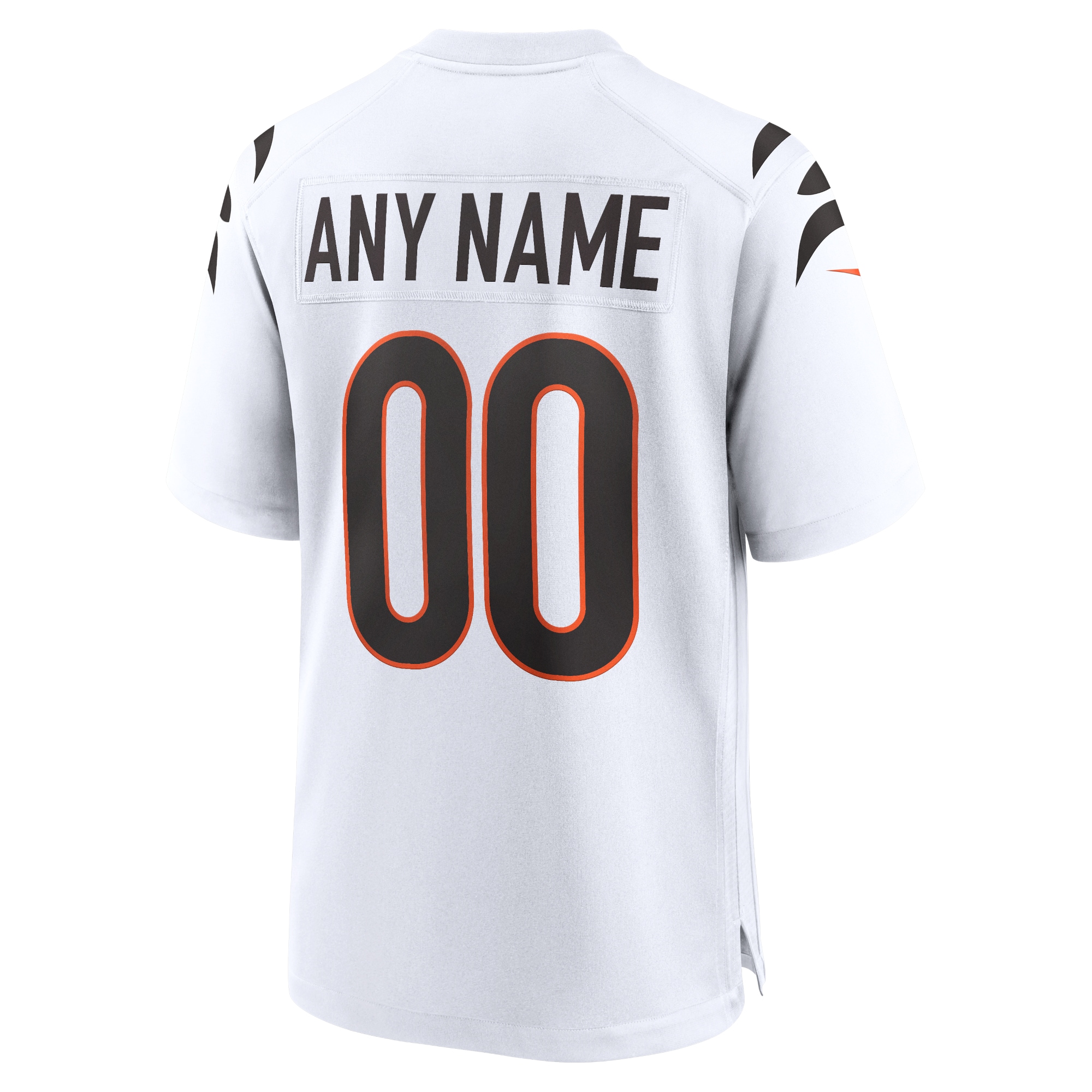 Cincinnati Bengals White Game Custom NFL Jersey Men's