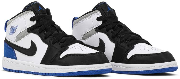 Air Jordan 1 Mid SE PS Royal Black Toe BQ6932-102